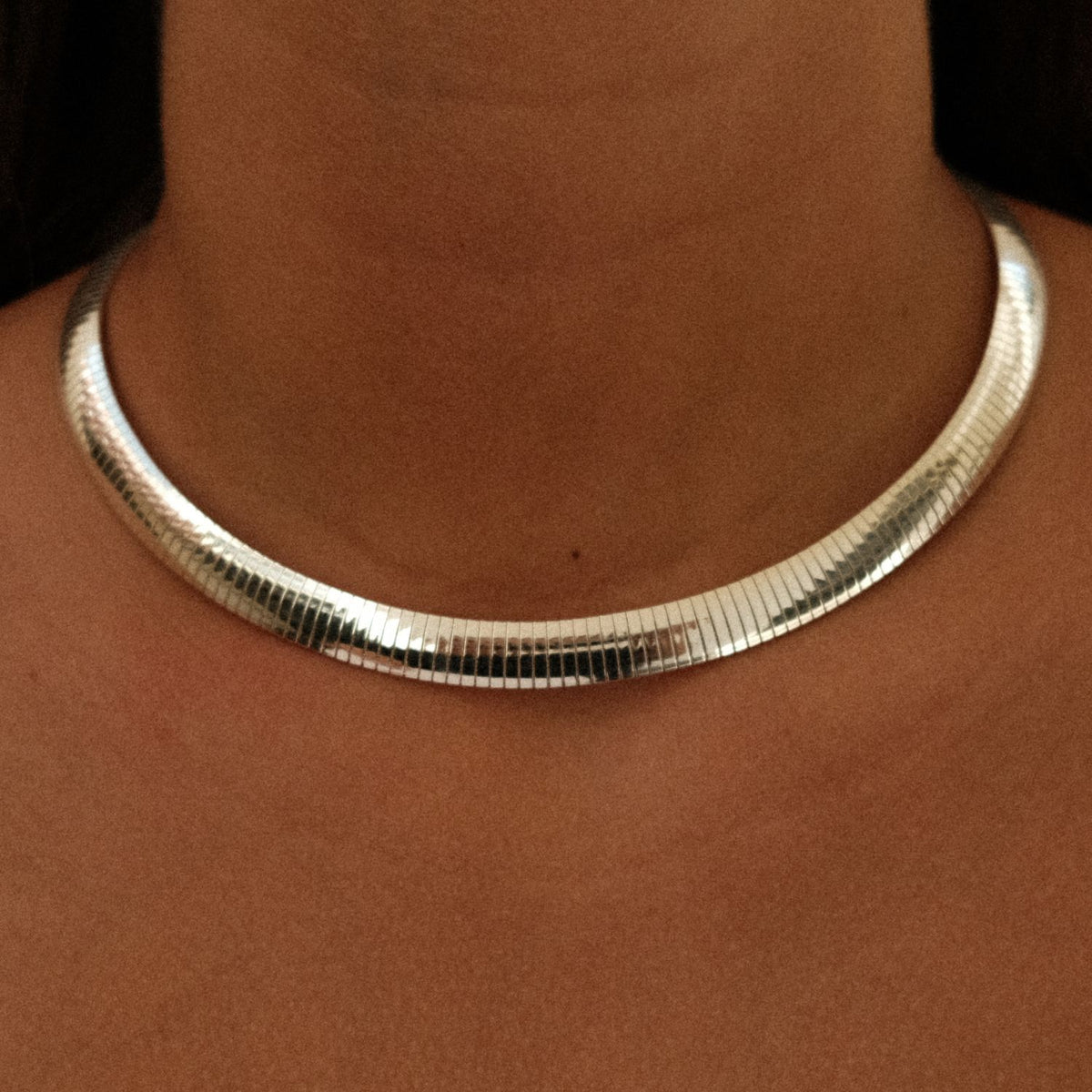 Silver Snake Chain Necklace