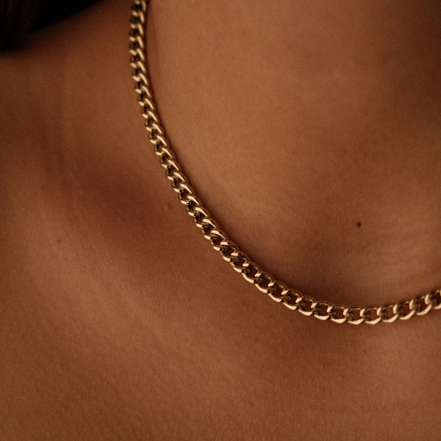 14k Gouden Chunky Ketting met Gourmet Schakels