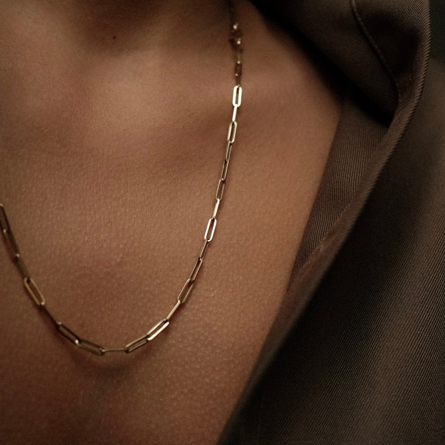 60 cm paperclip ketting