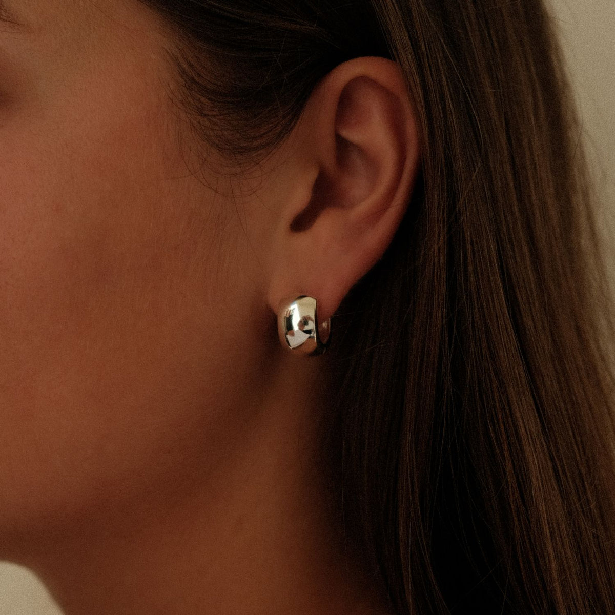 925 silver hoops