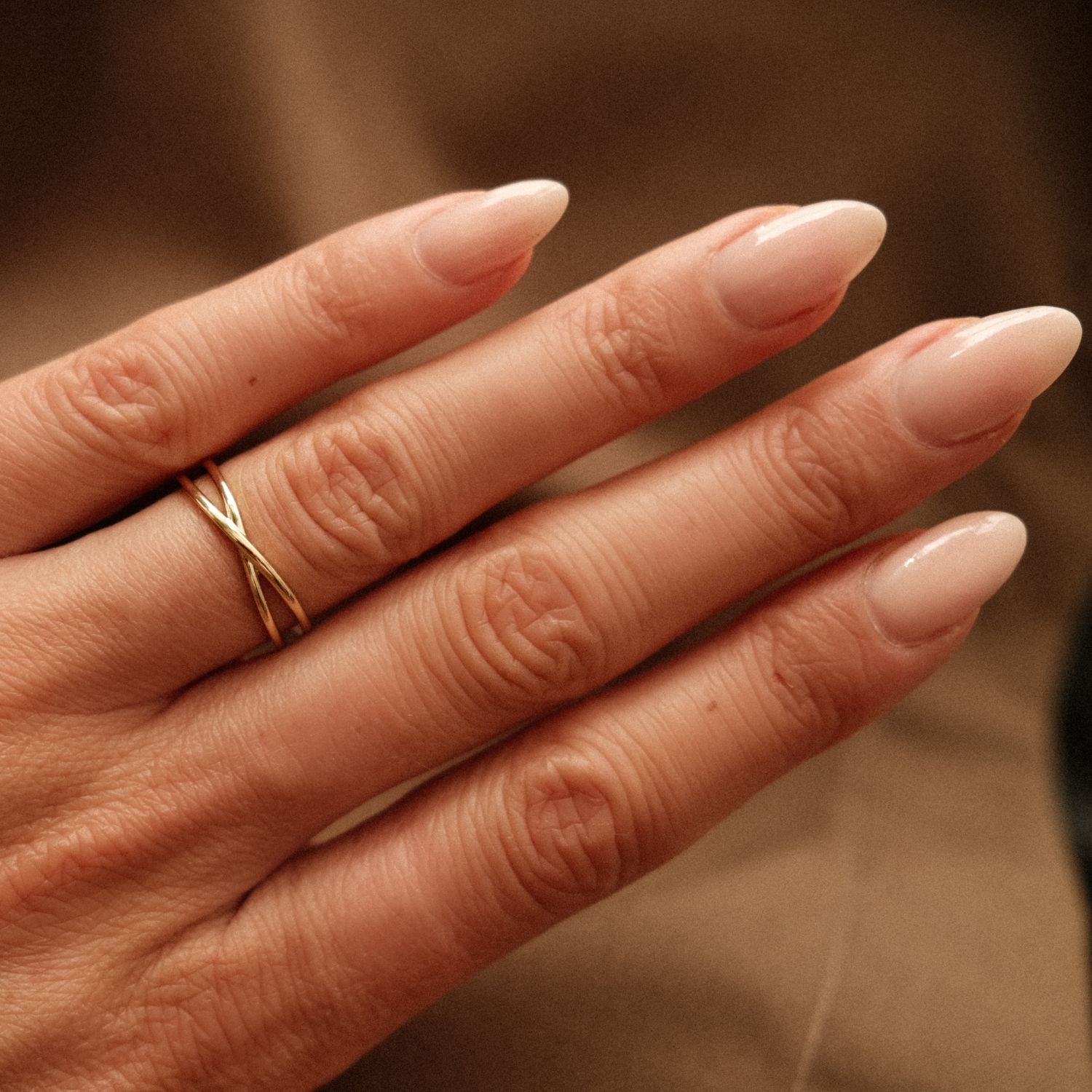 9 karaat Crossover Ring