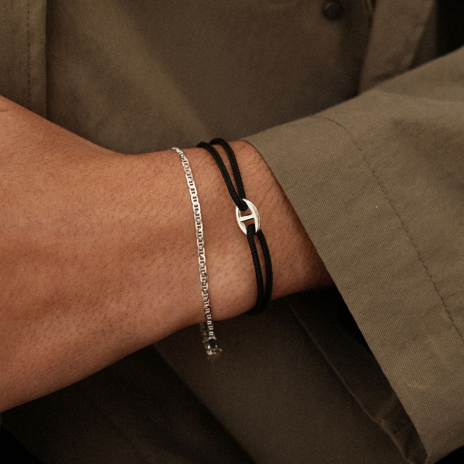 Anker Armbanden Combinatie Mannen
