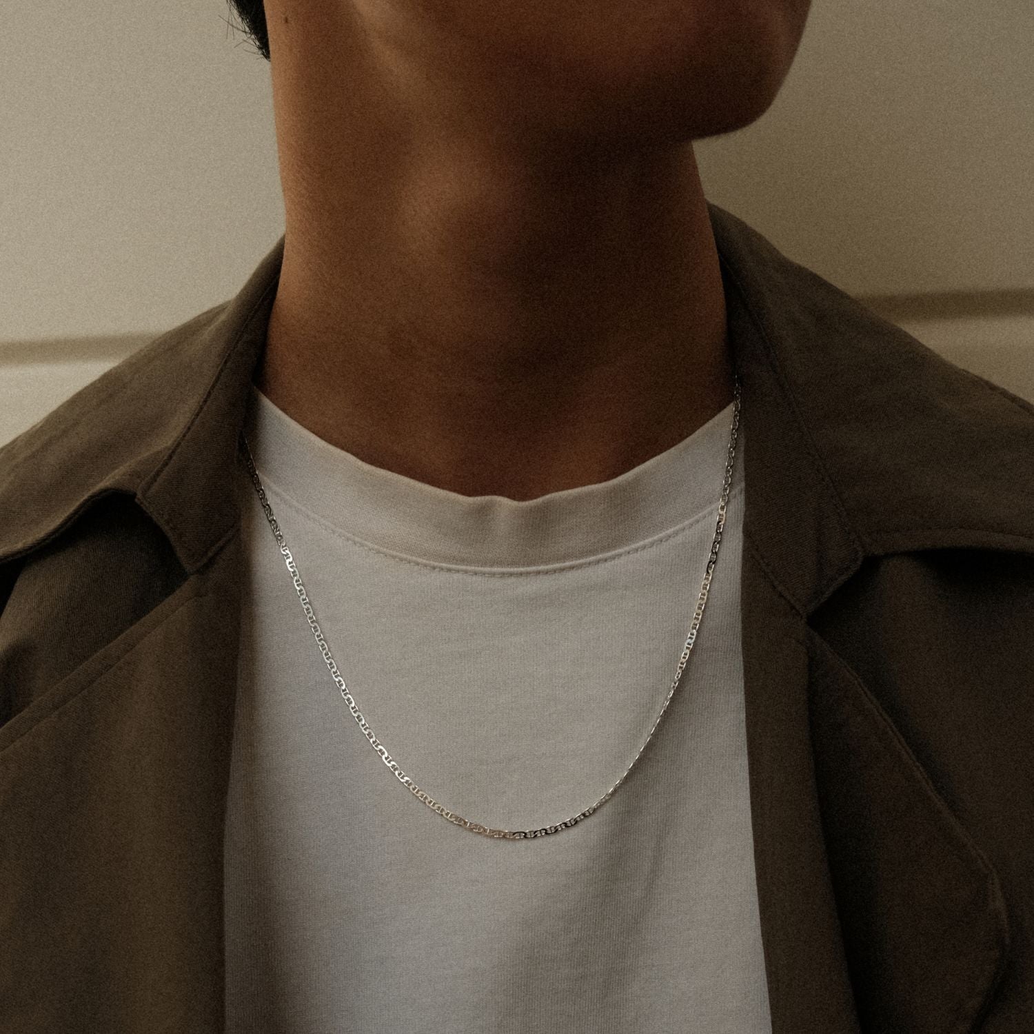 Anker Ketting Heren 60 cm