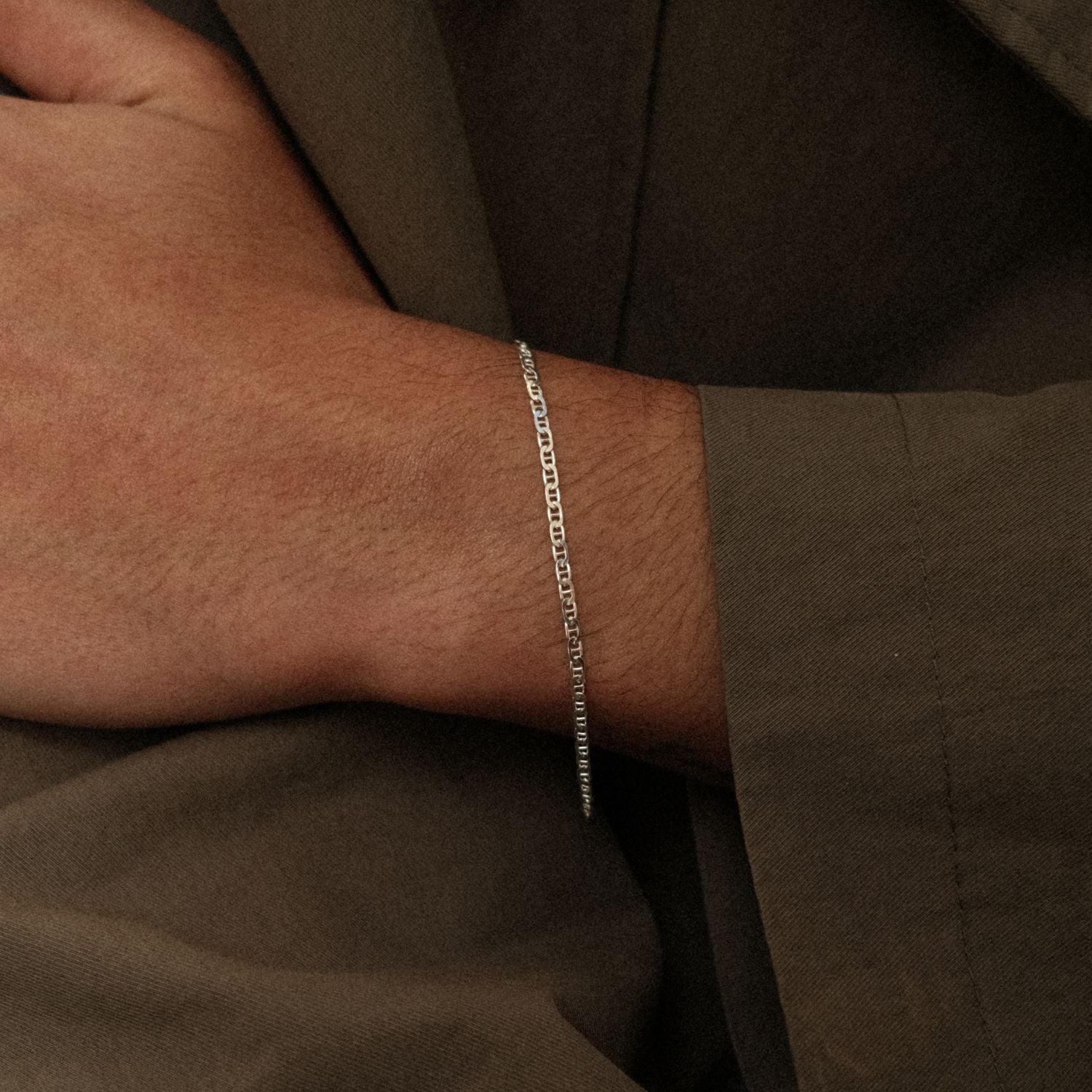 Anker Schakelarmband Heren