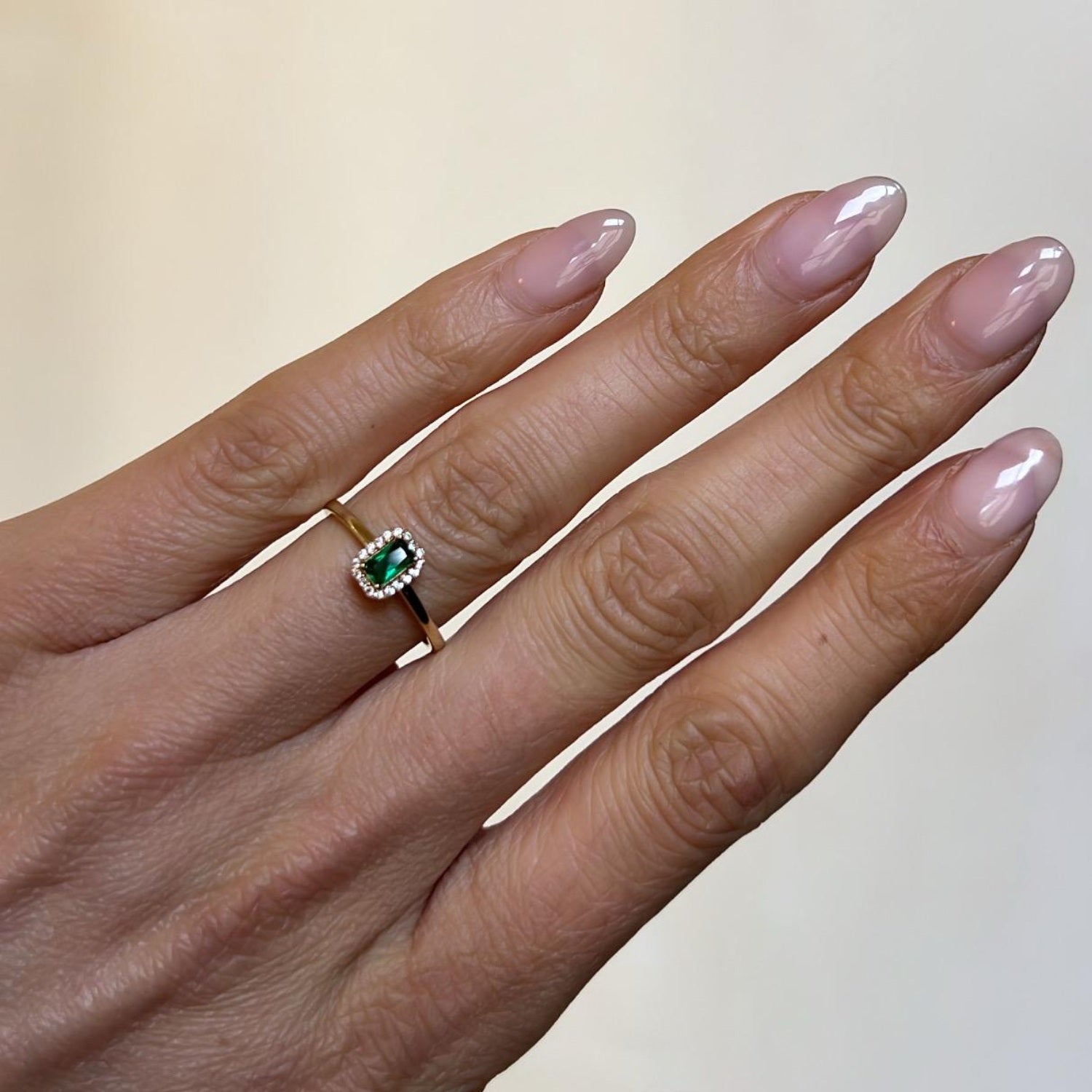 Baguette Ring Groen