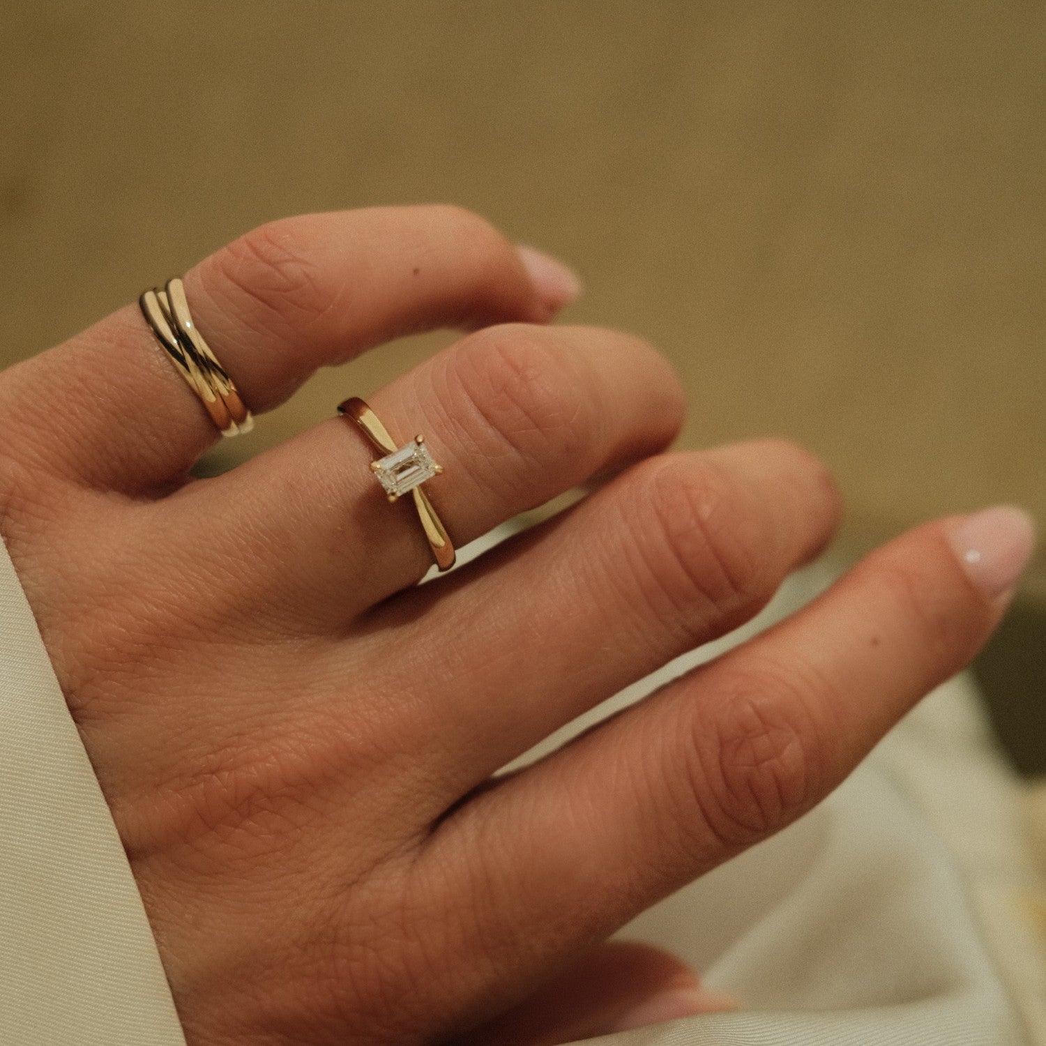 Baguette diamond ring