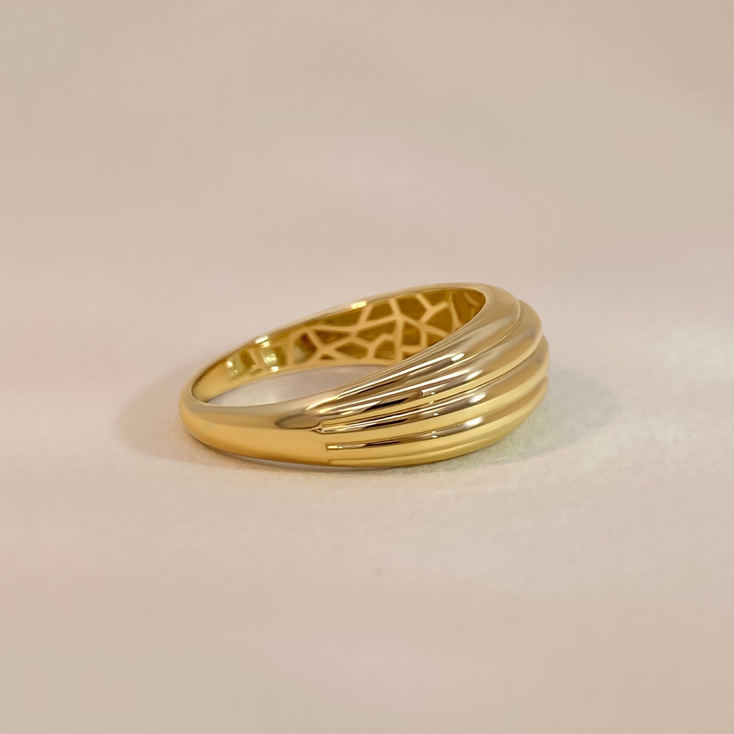 Balloon ring ribbels