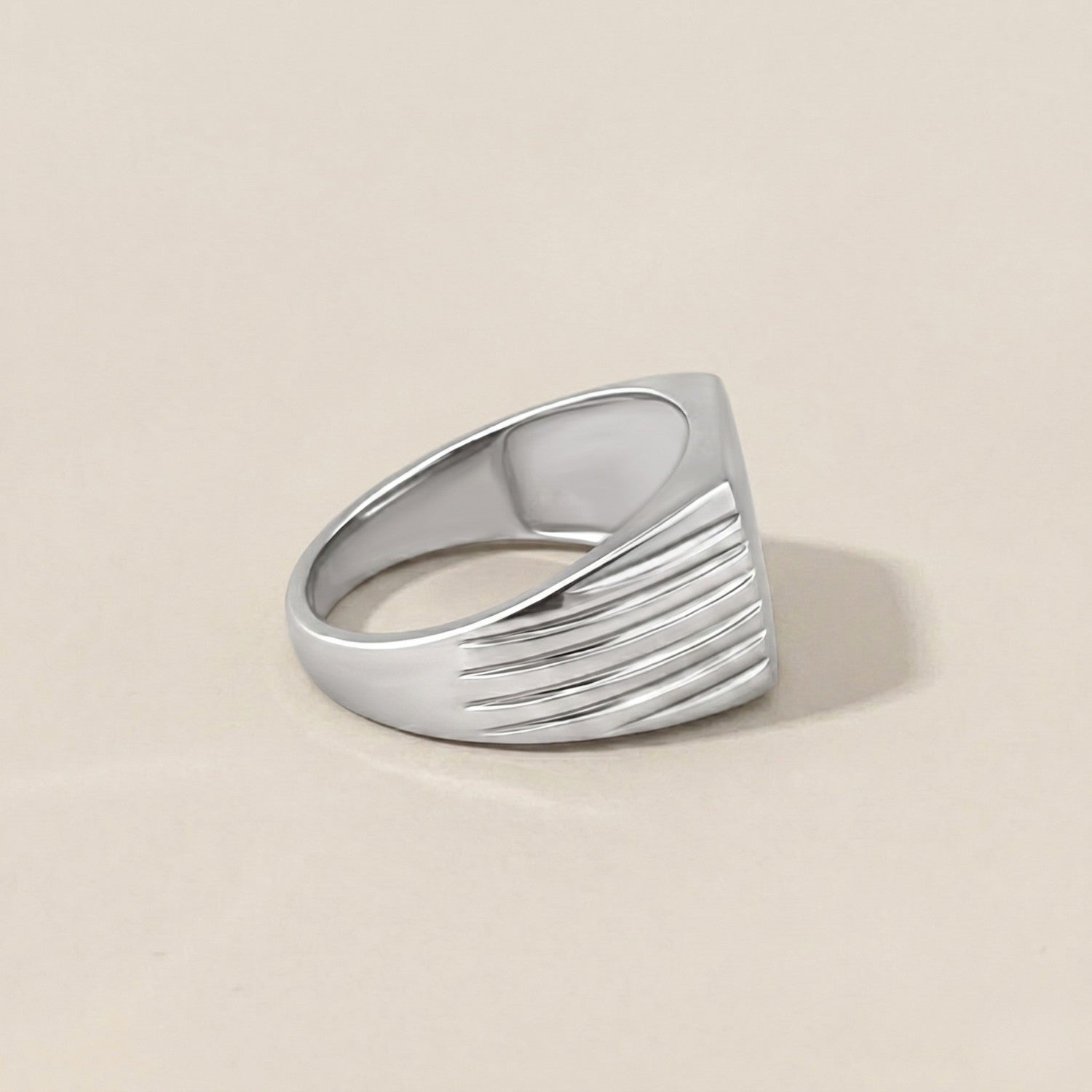 Band Ring Zilver Details