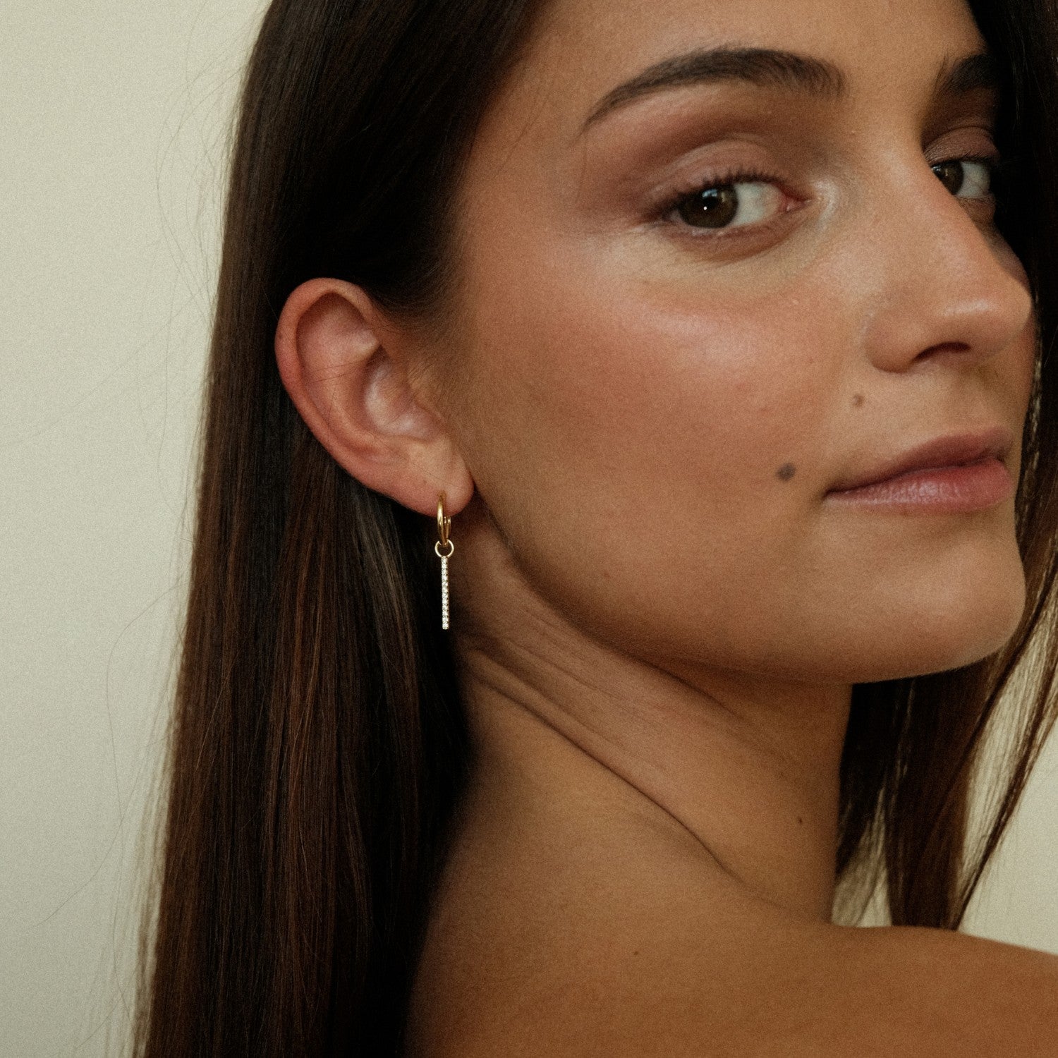 Bar earring charm