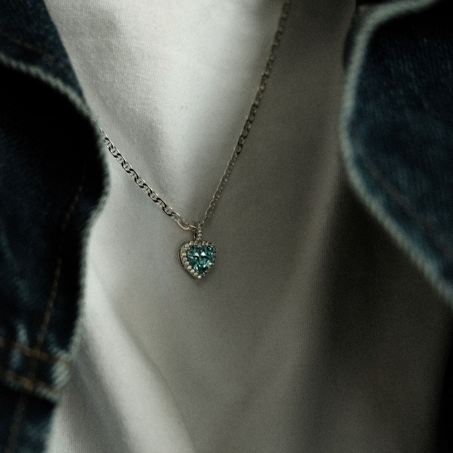 Blue Heart of the Ocean Pendant for Him