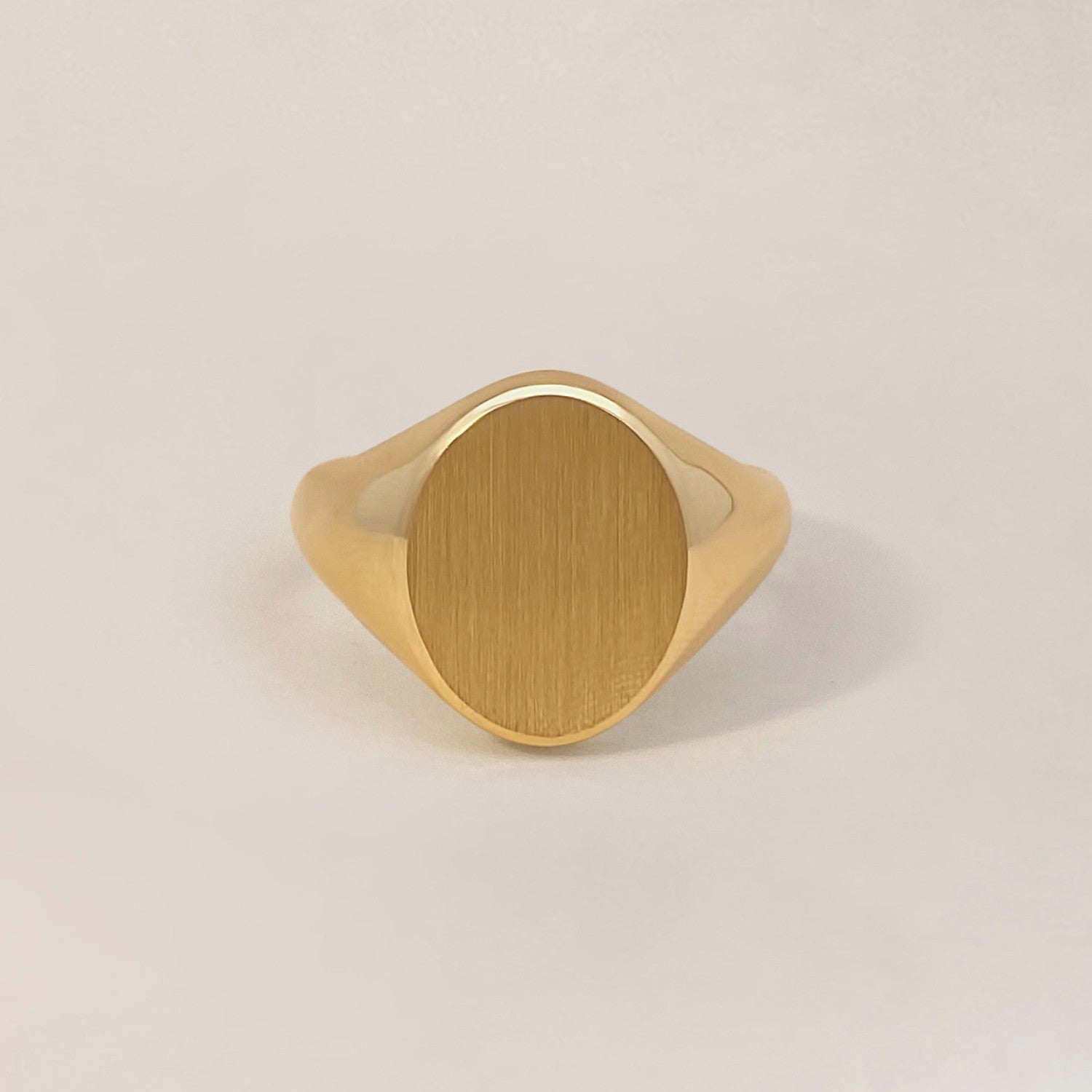 Bold Oval Signet Ring