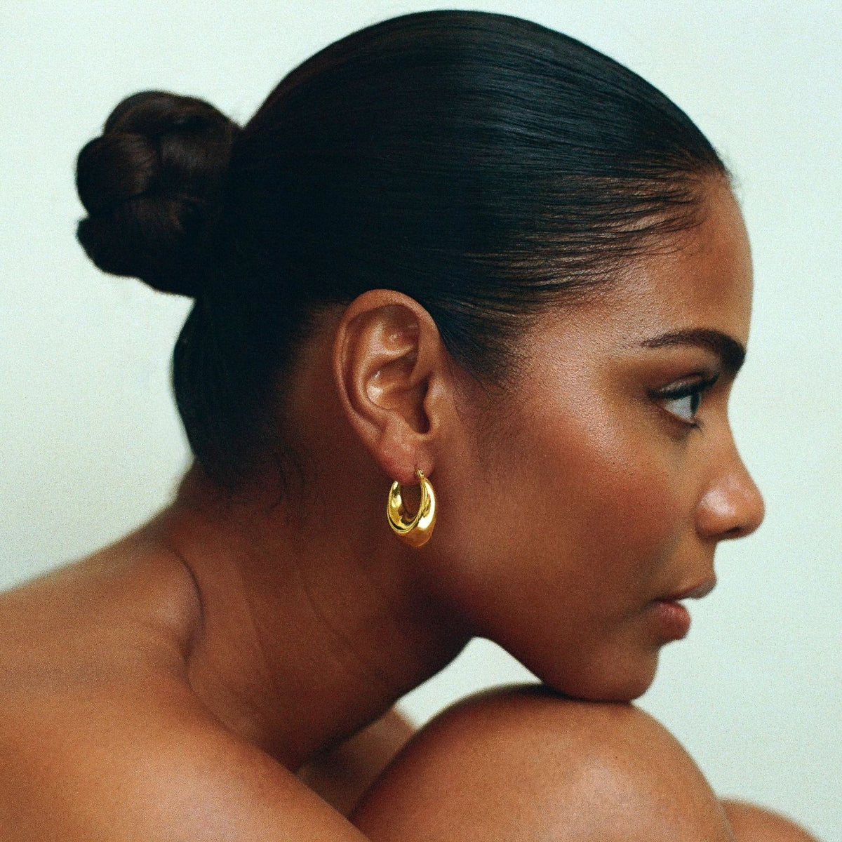 Bold Tapered Hoops