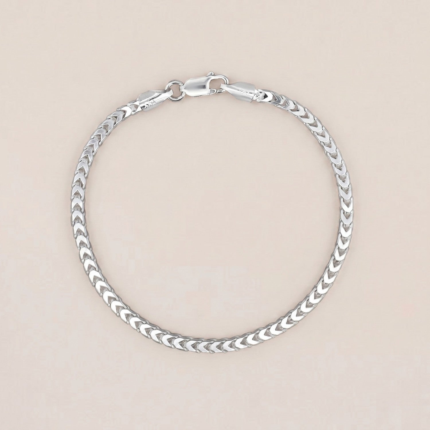 Boxy Gourmet Bracelet Silver