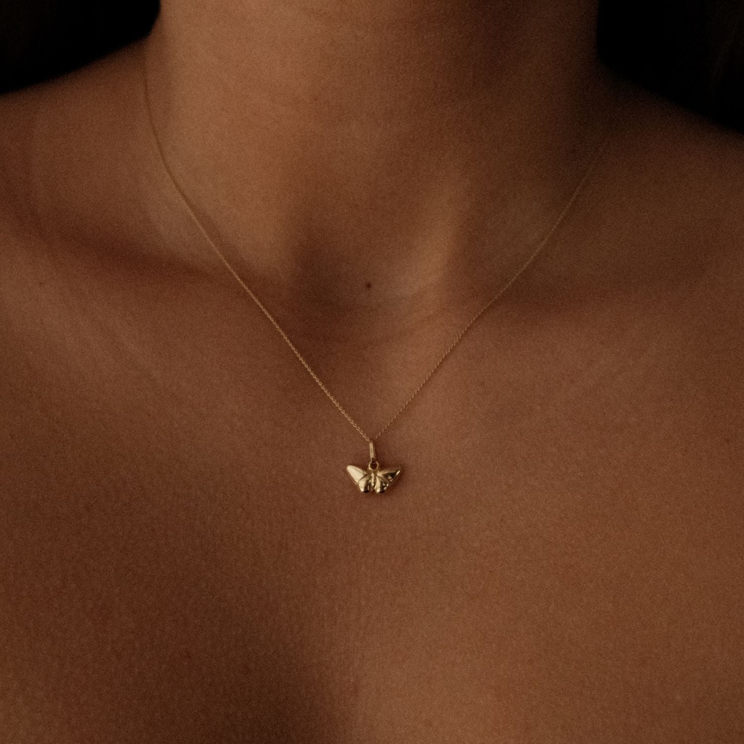 Butterfly Pendant 14k Gold
