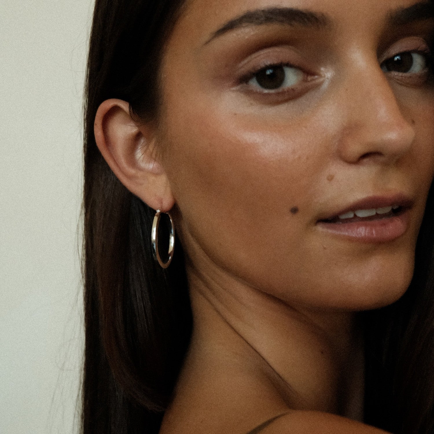 Chunky hoops zilver