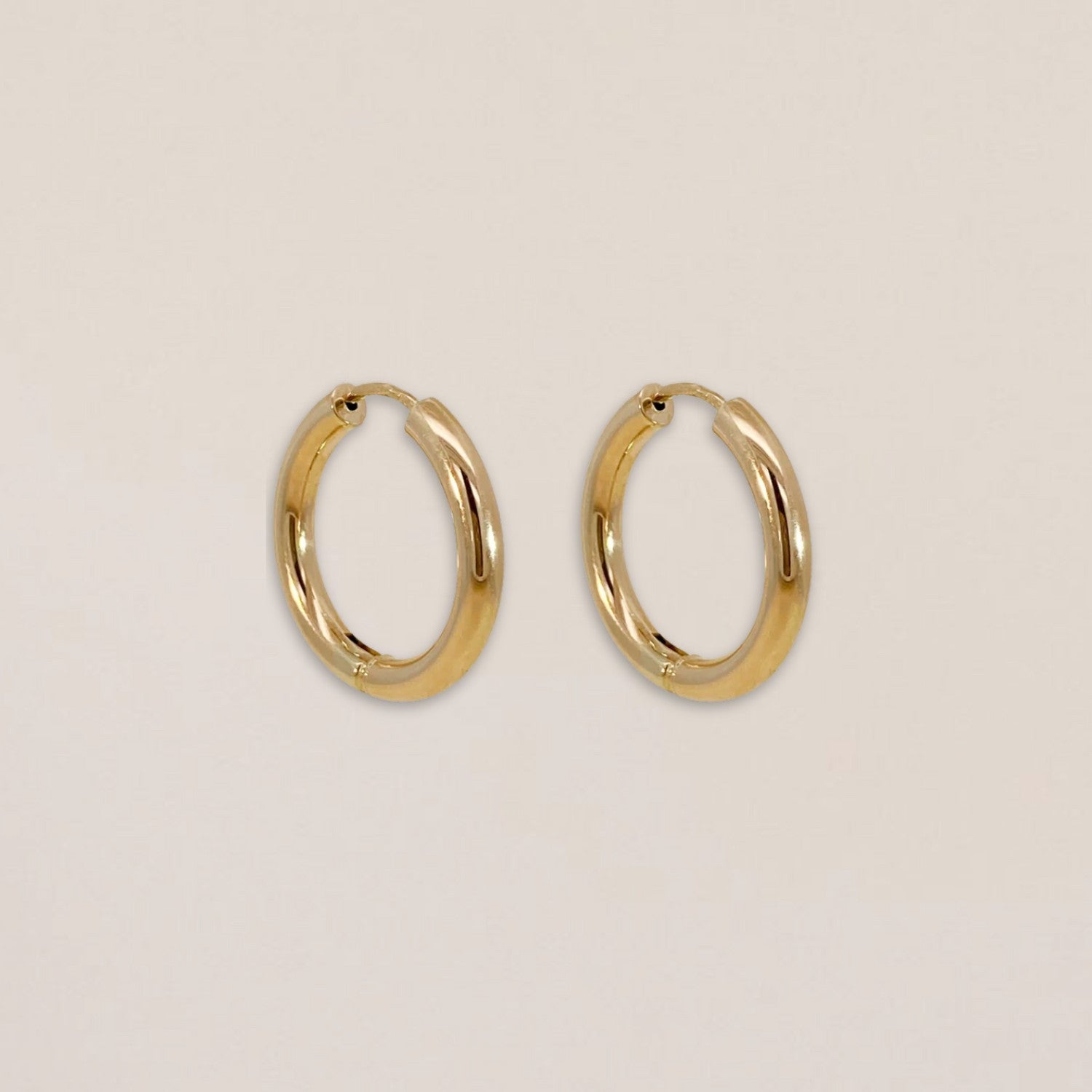 Classic hoops small goud
