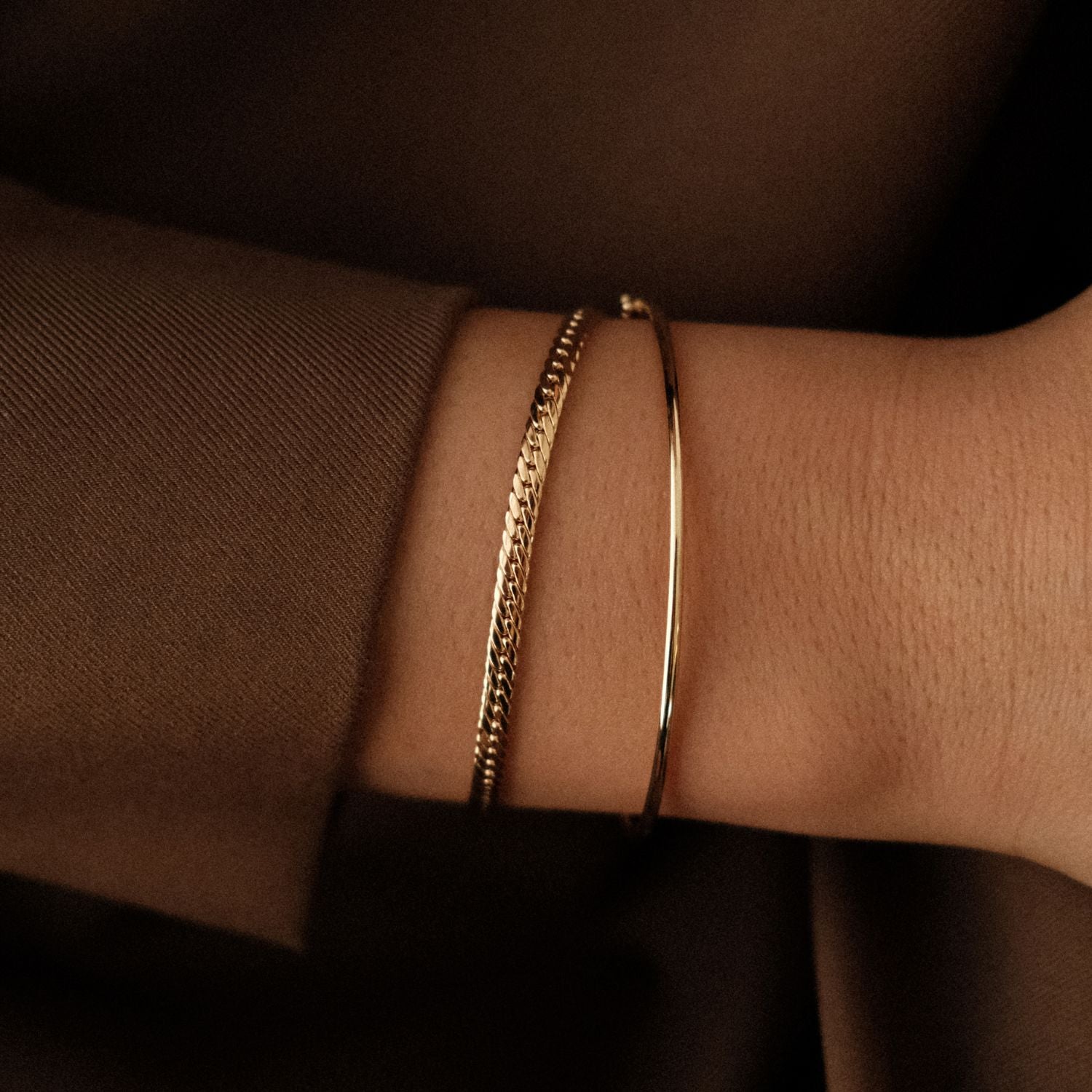 Cobra Armband Goud