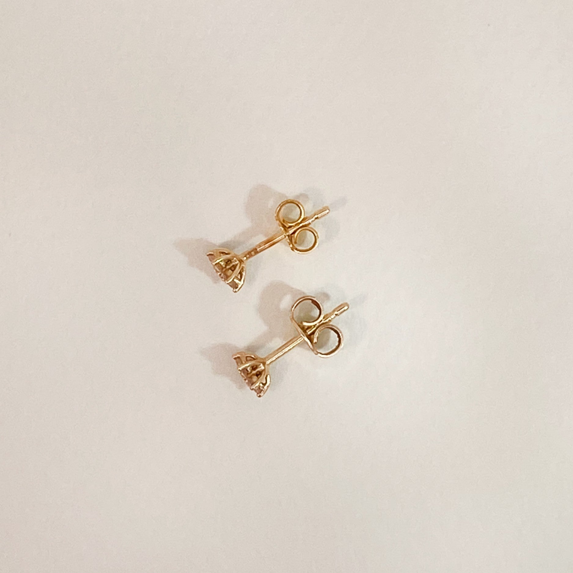 Diamant Bloem Oorbel