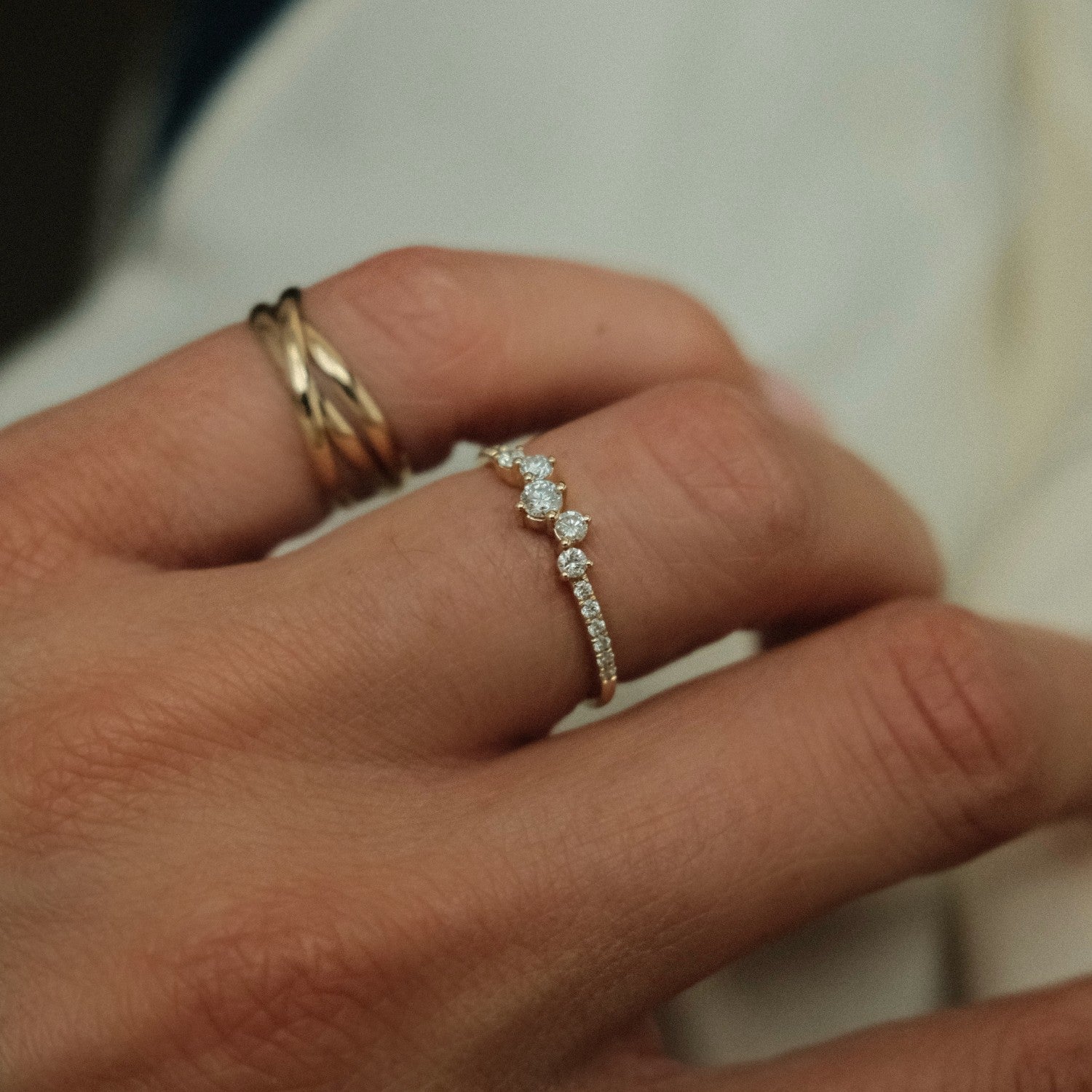 Diamanten union ring