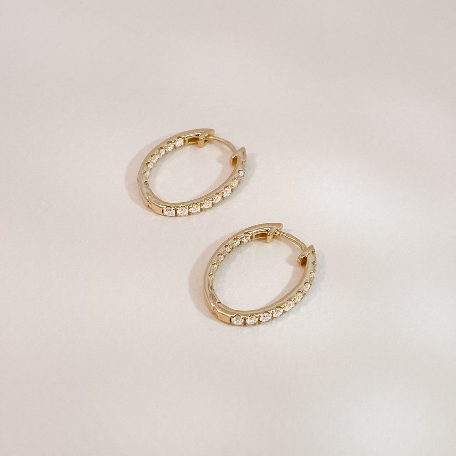 Diamond Double Earrings