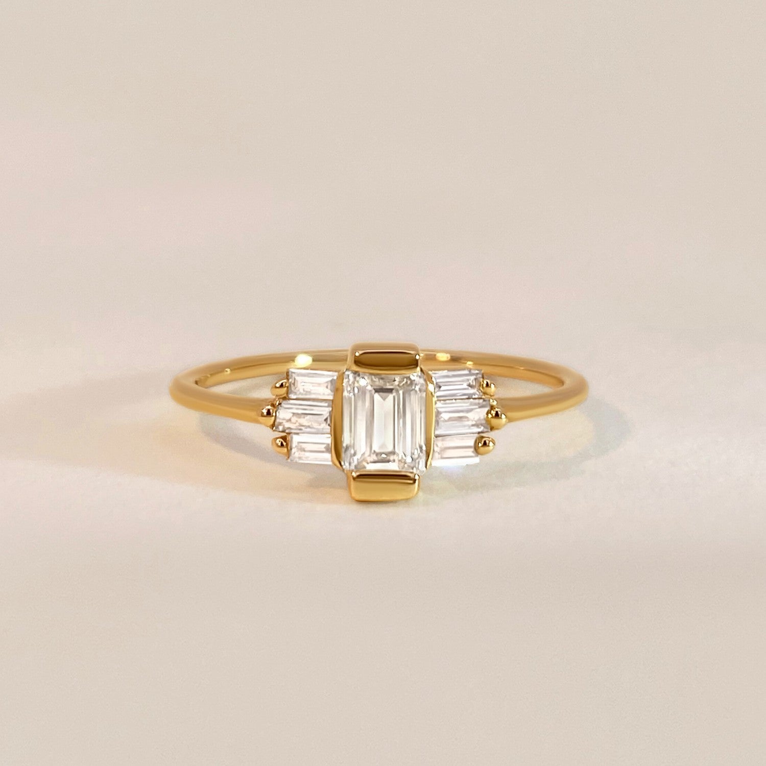 Diamond Trio Baguette Ring