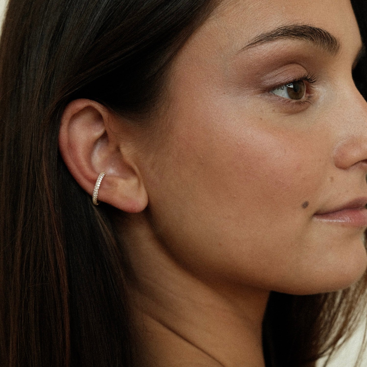 Ear cuff soft pink