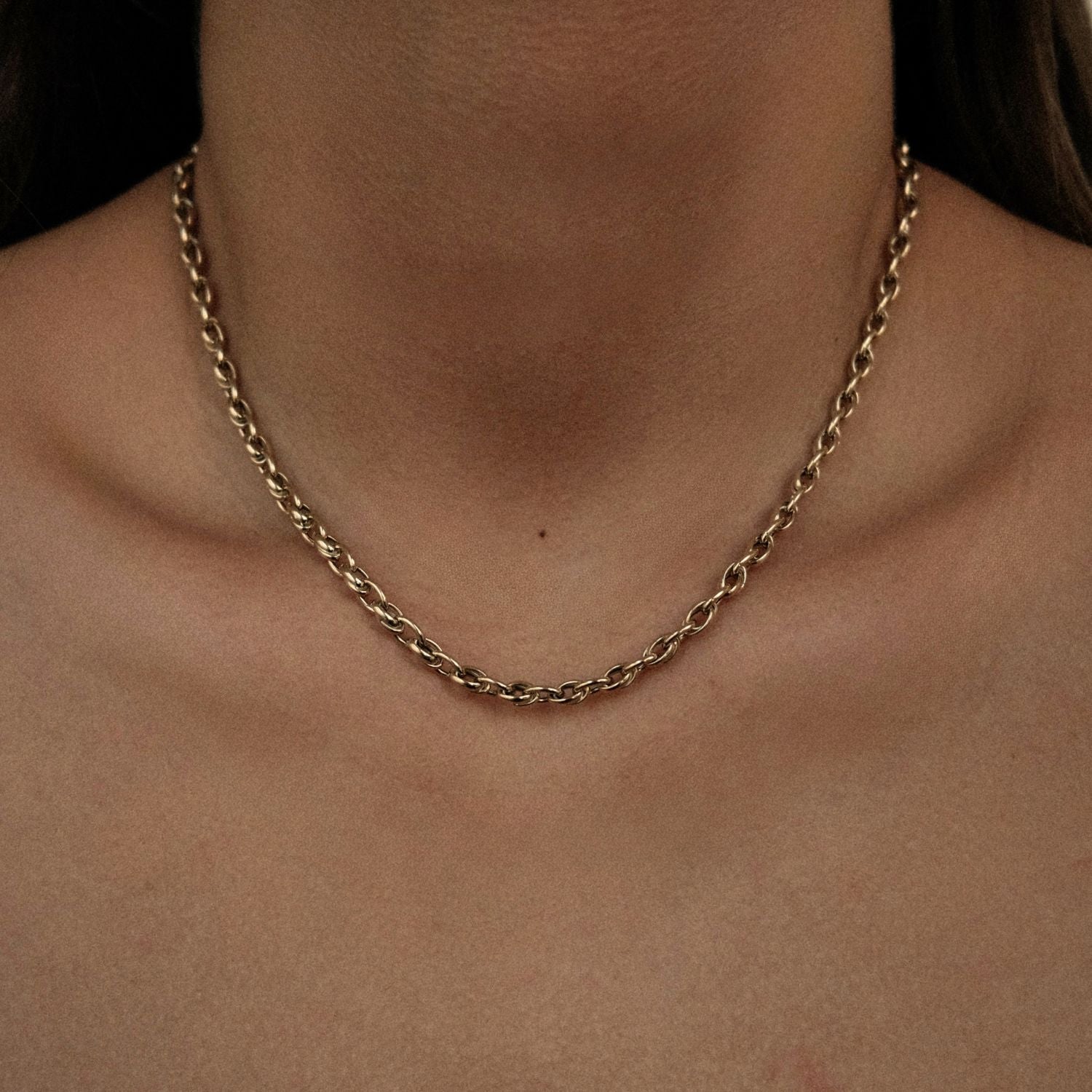Elegant Chain Necklace 9 karat