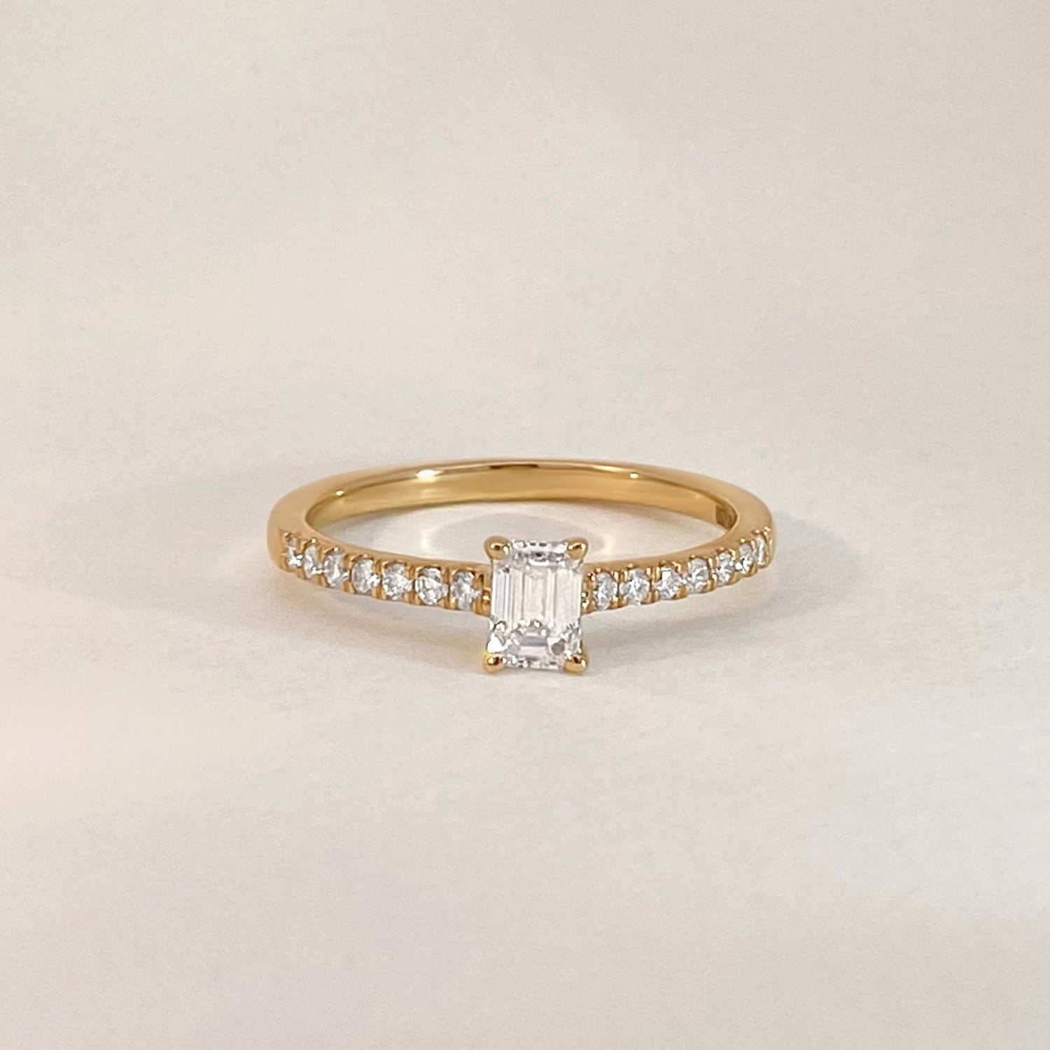 Emerald-Cut Diamonds Ring