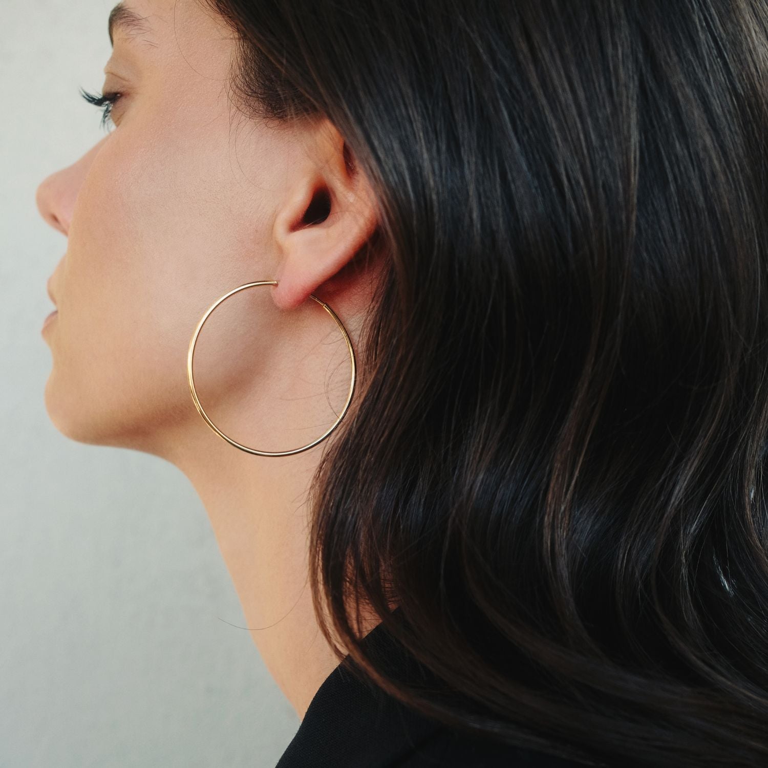 Essential hoops large goud