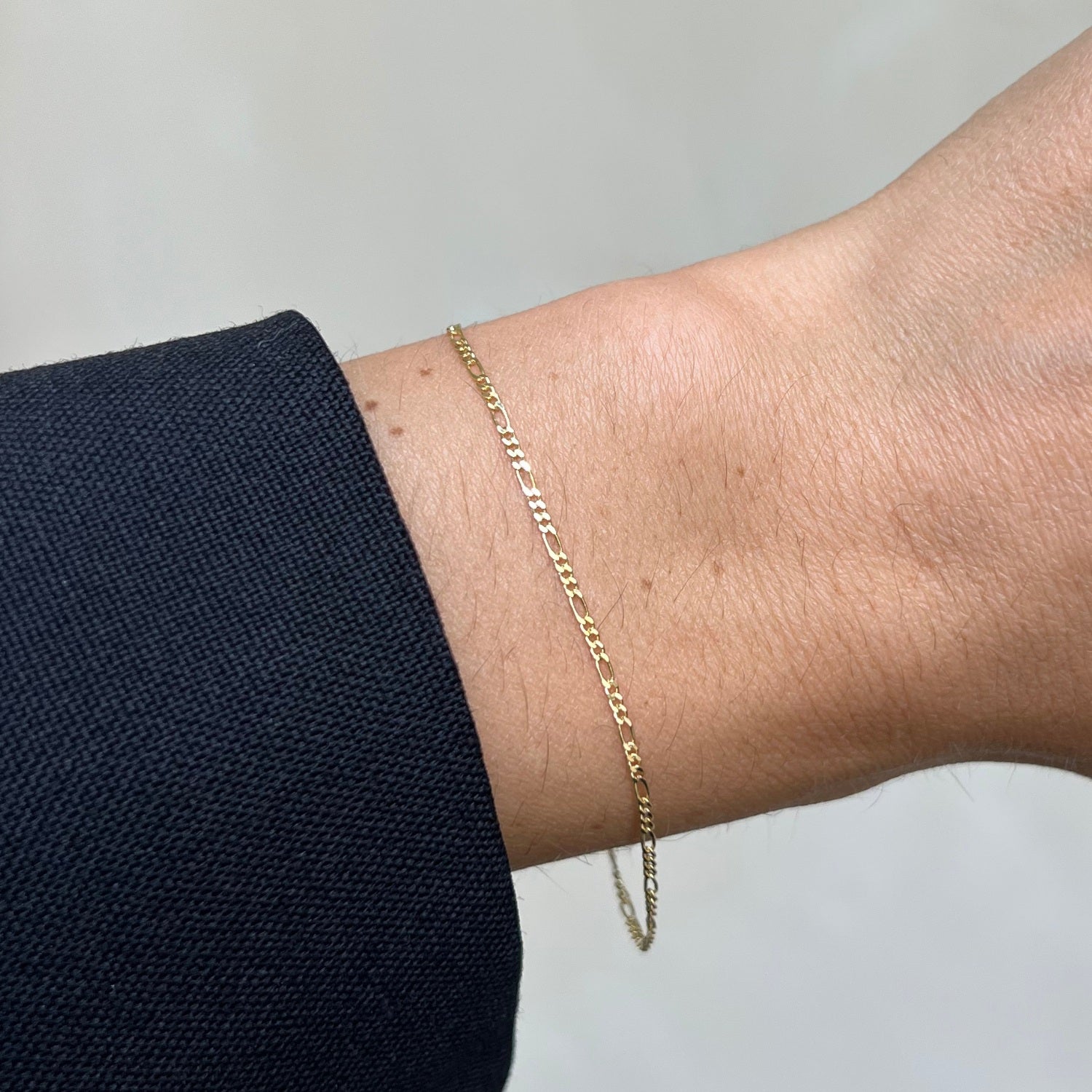 Figaro Bracelet Golden