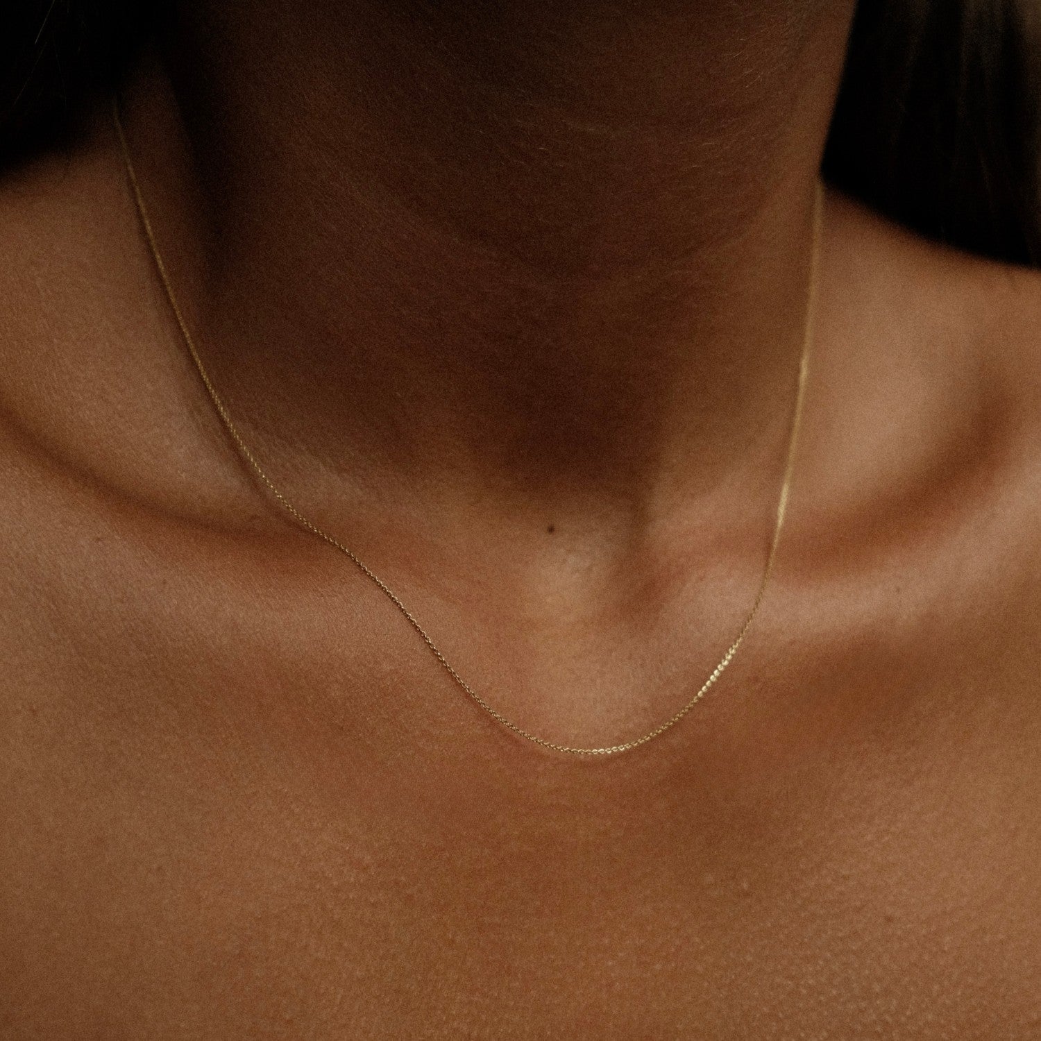 Fijne ketting goud