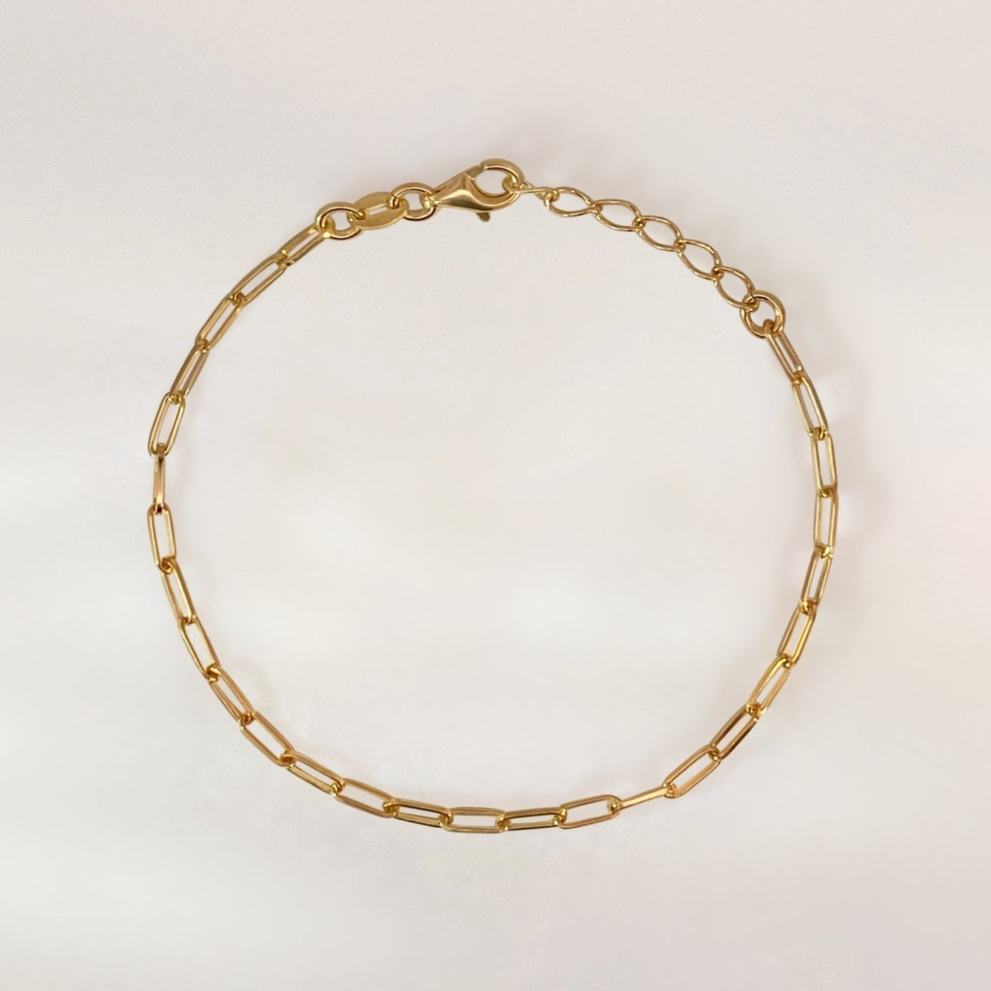 Fijne paperclip armband Oro Jewels