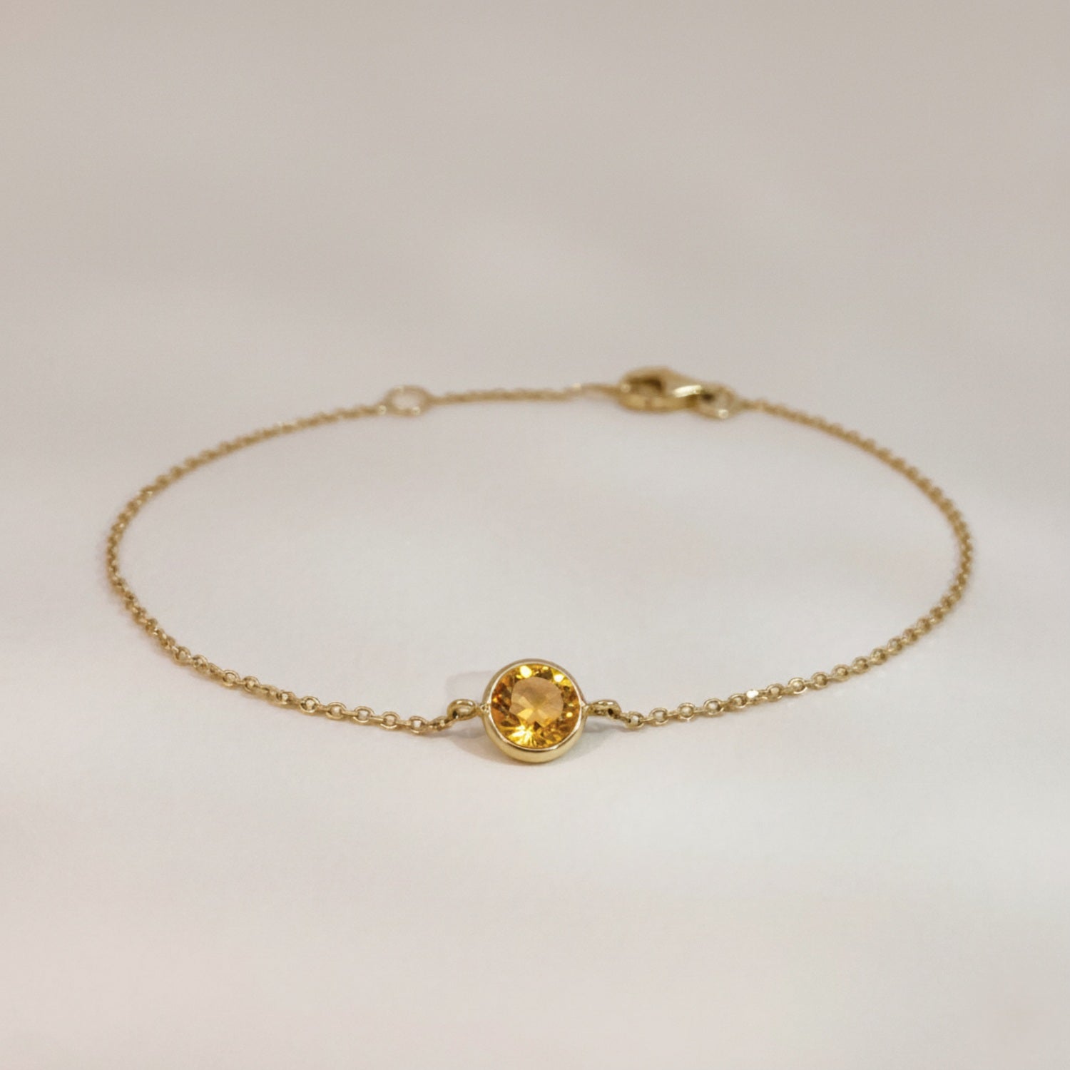 Fine Citrine Bracelet