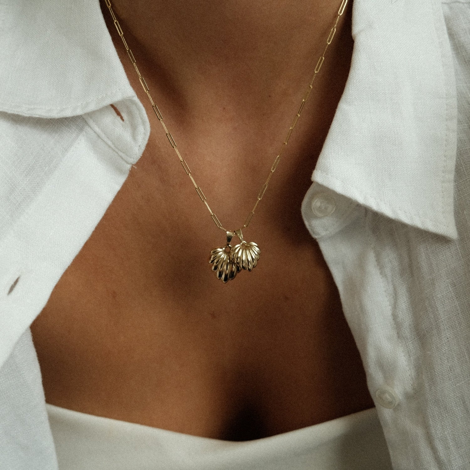 Geribbelde hart hangers