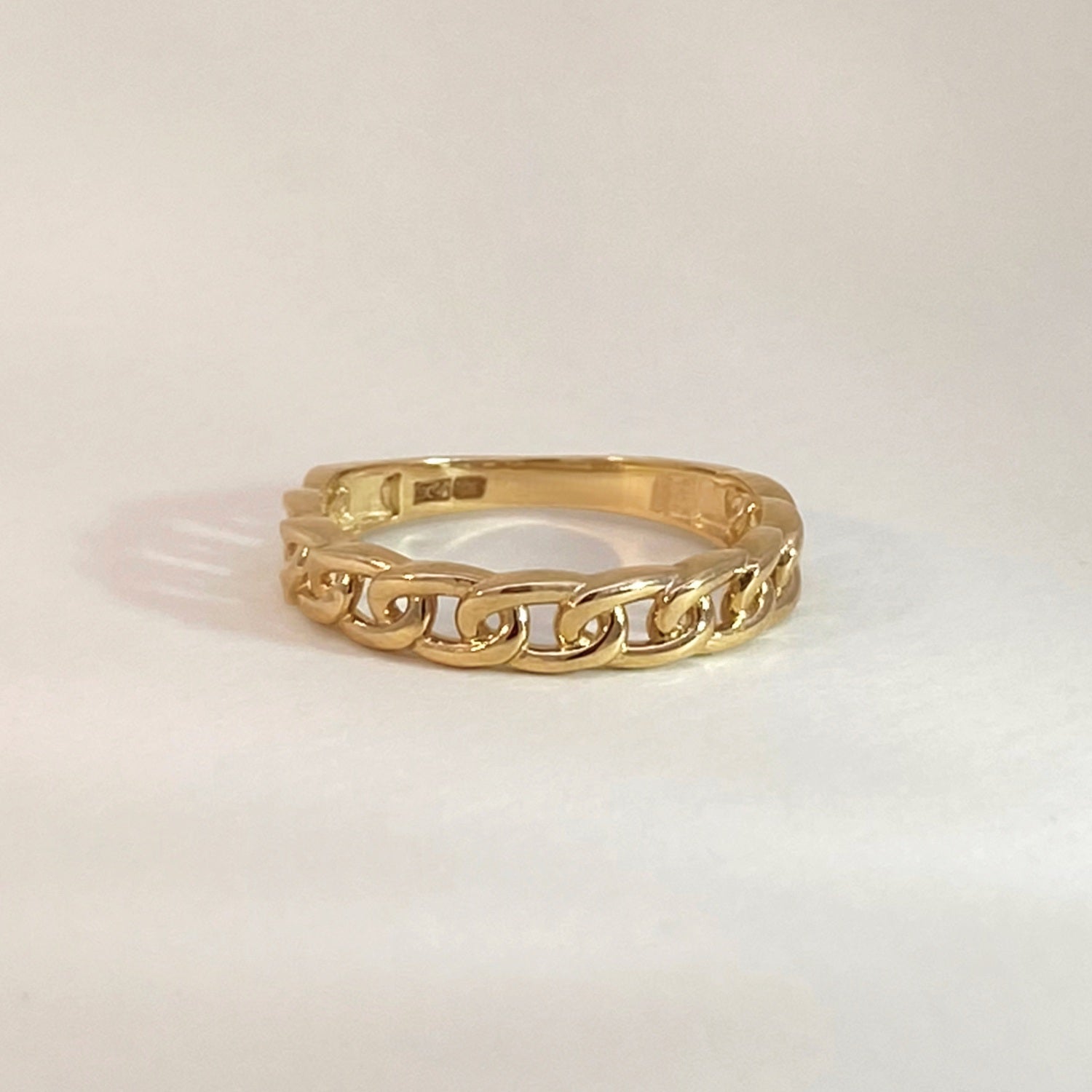 Gold Chain Ring