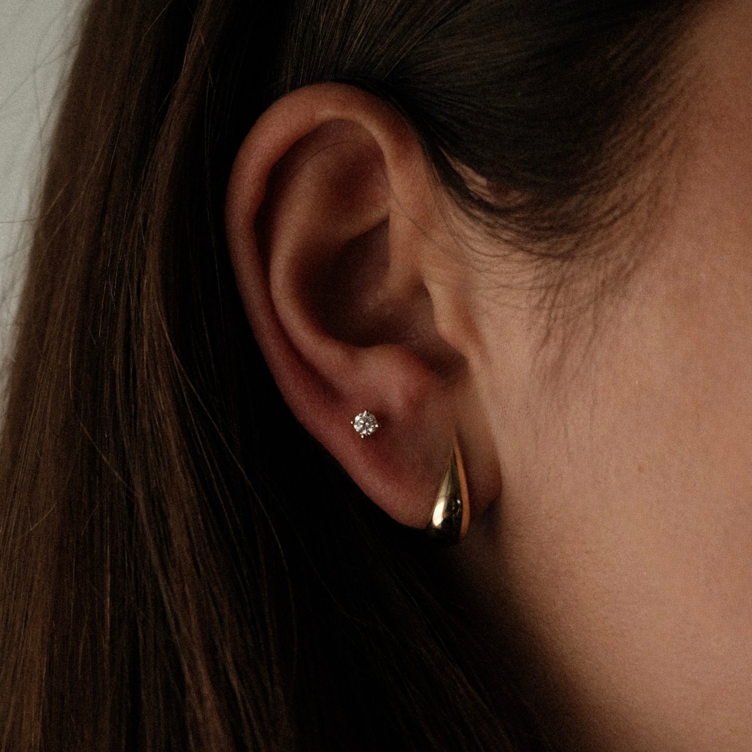Gold Signature Diamond Studs