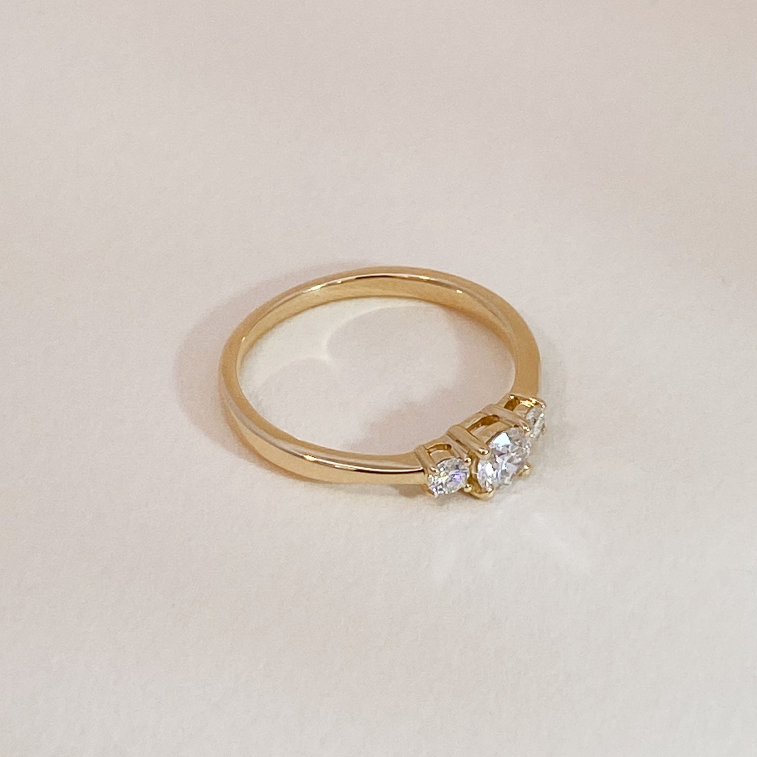 Gold Trilogy Diamonds Ring