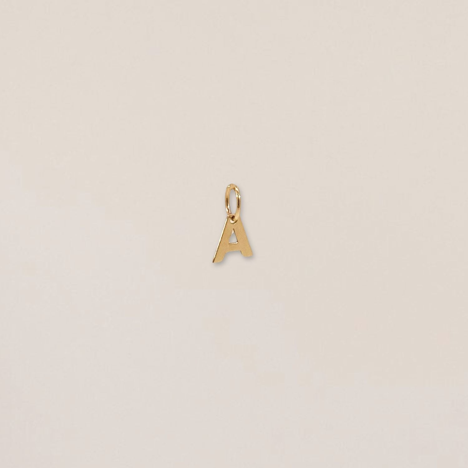 Golden Letter Charm-A