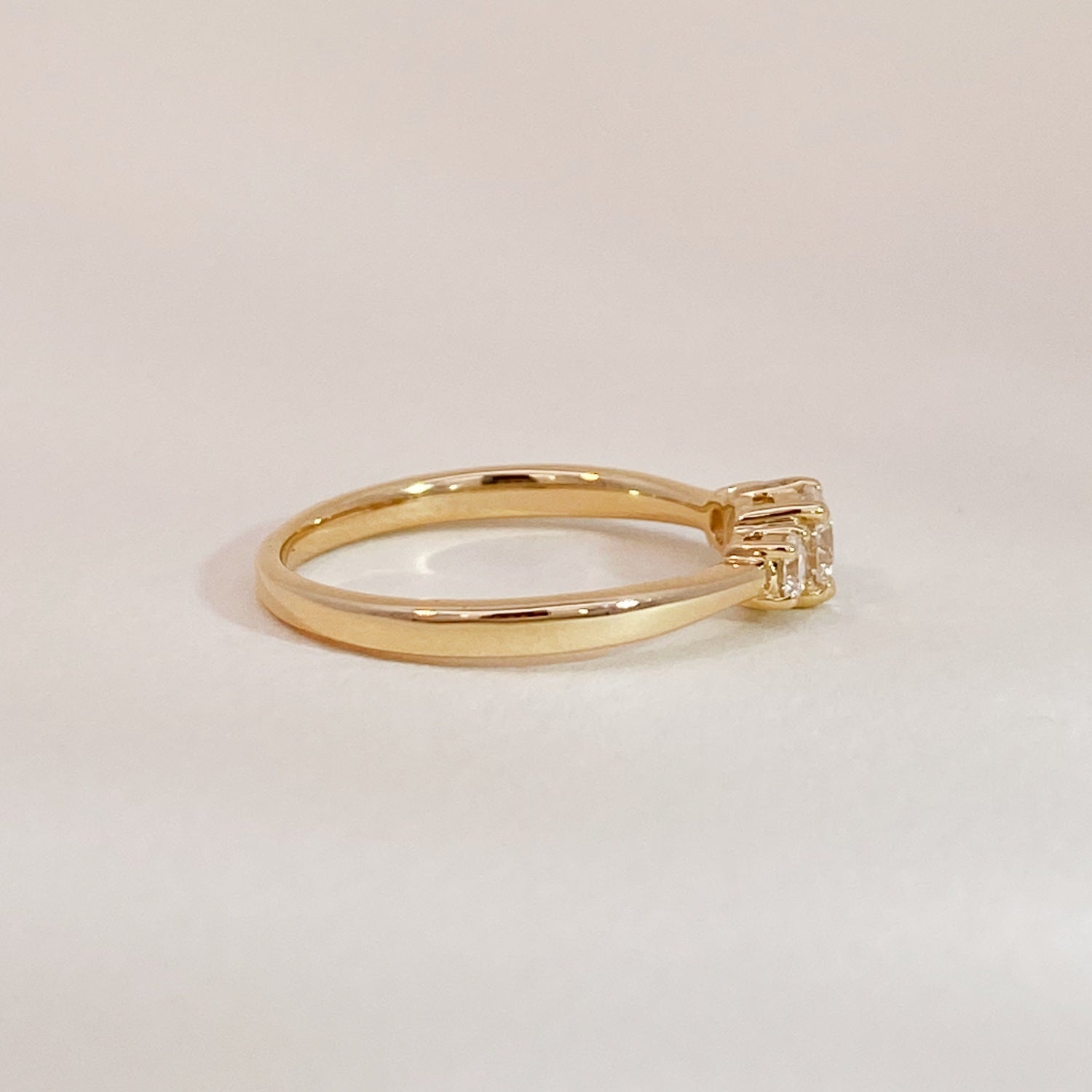 Golden Trilogy Diamonds Ring