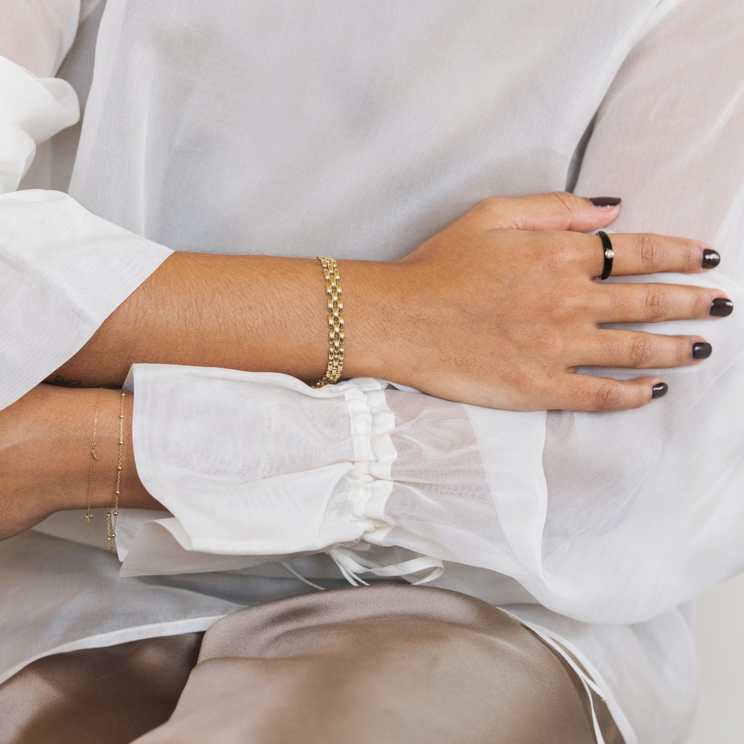 Panter Schakel Armband - L