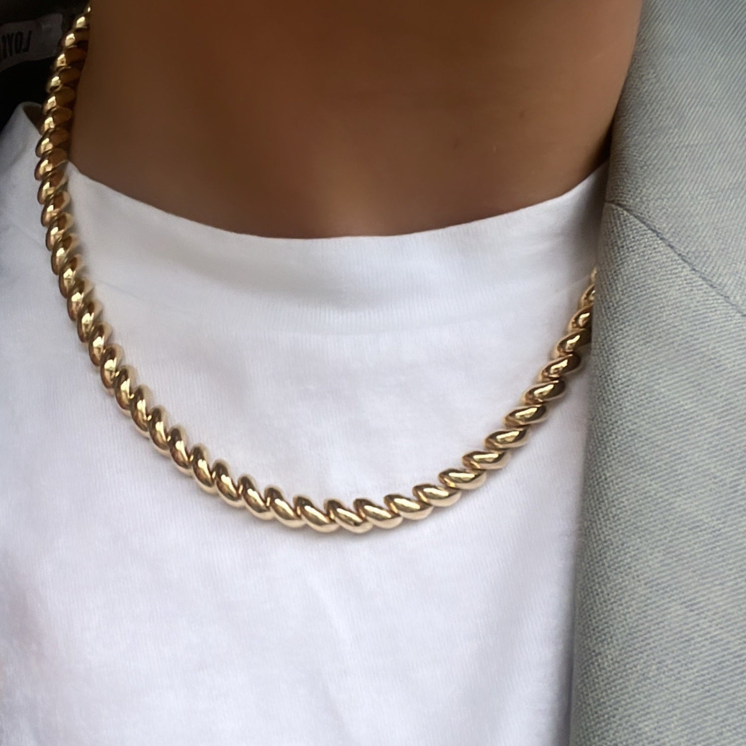Gouden Spiral Ketting
