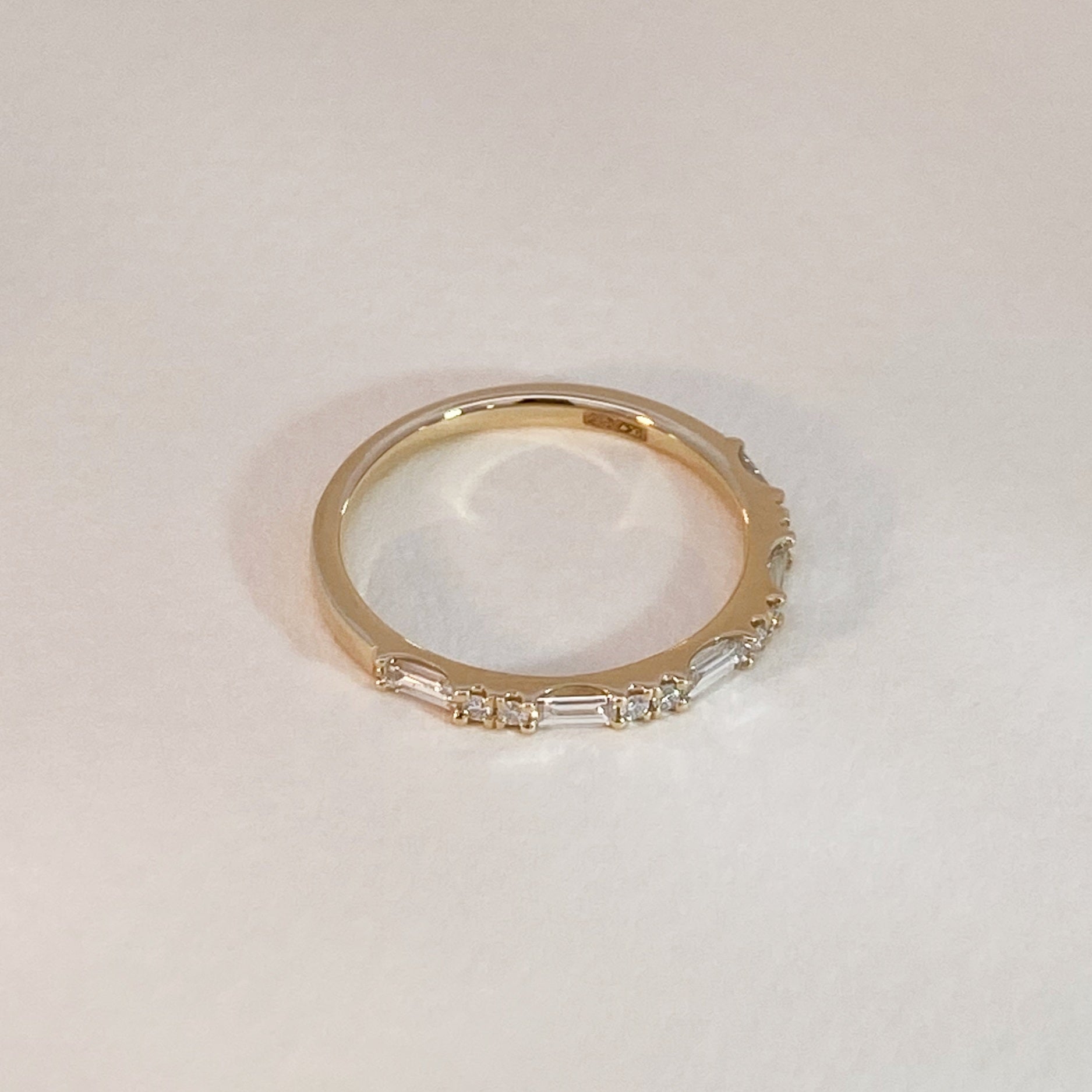 Unieke Diamanten Rij Ring