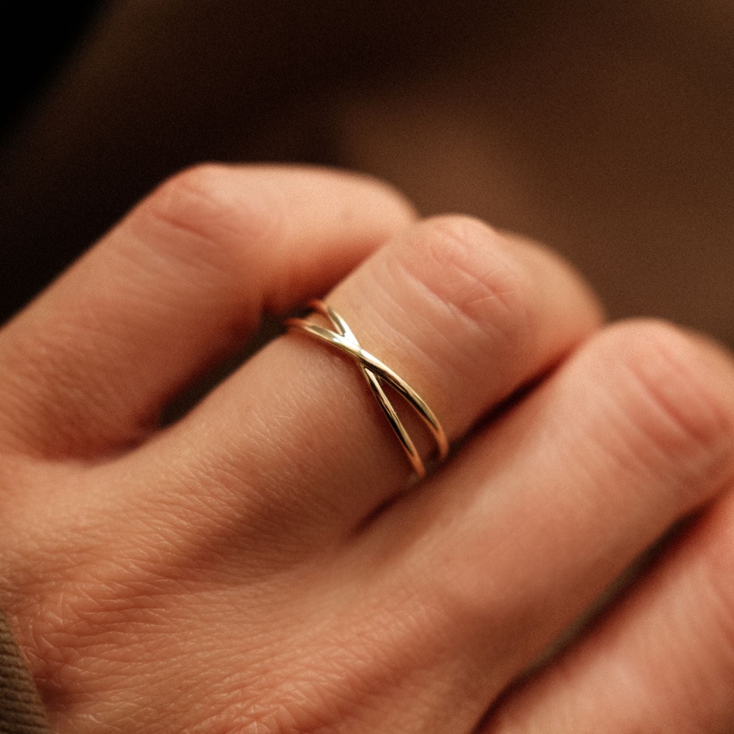 Gouden Crossover Ring