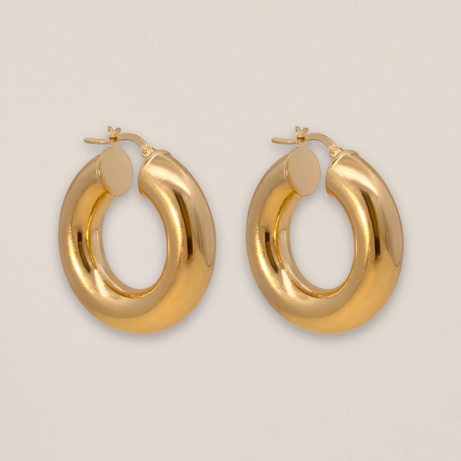 Gouden Statement Hoops Oro