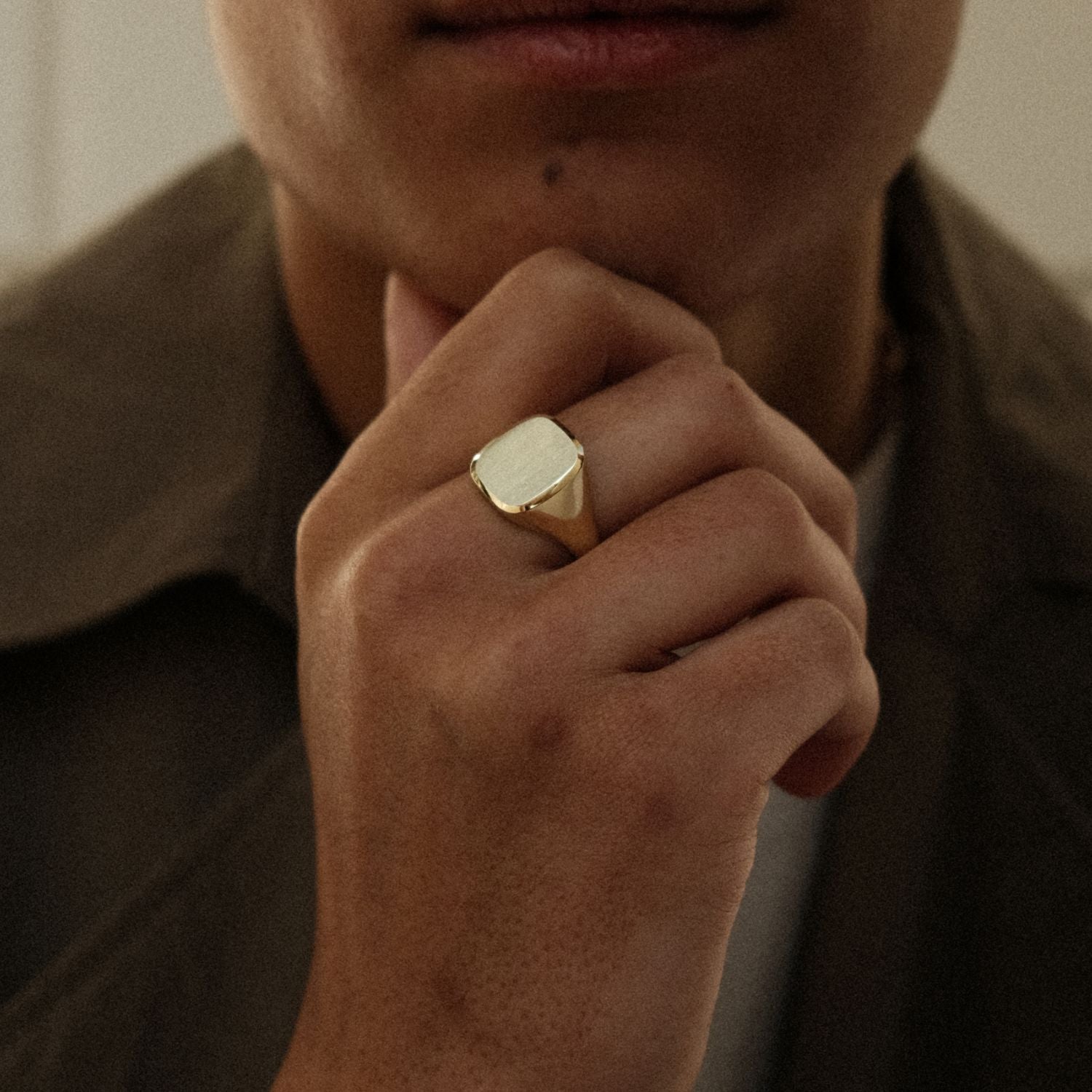 Gouden Zegelring voor Mannen