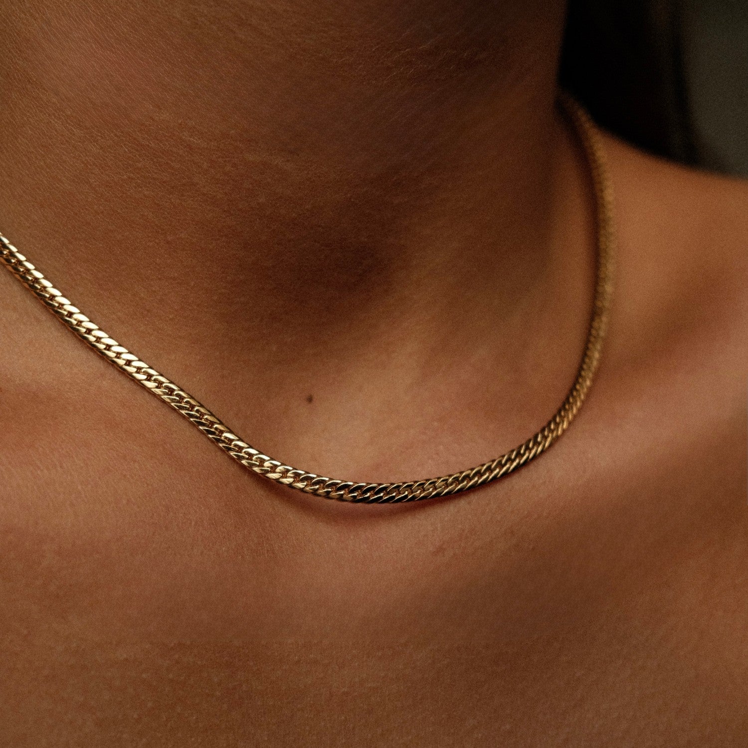 Gouden cobra ketting