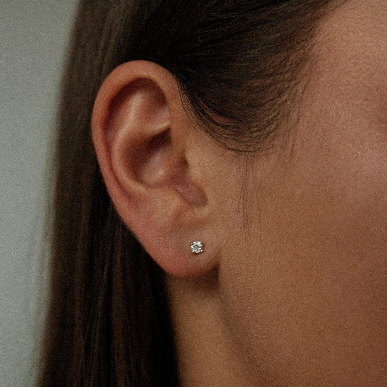 Gouden diamanten stud