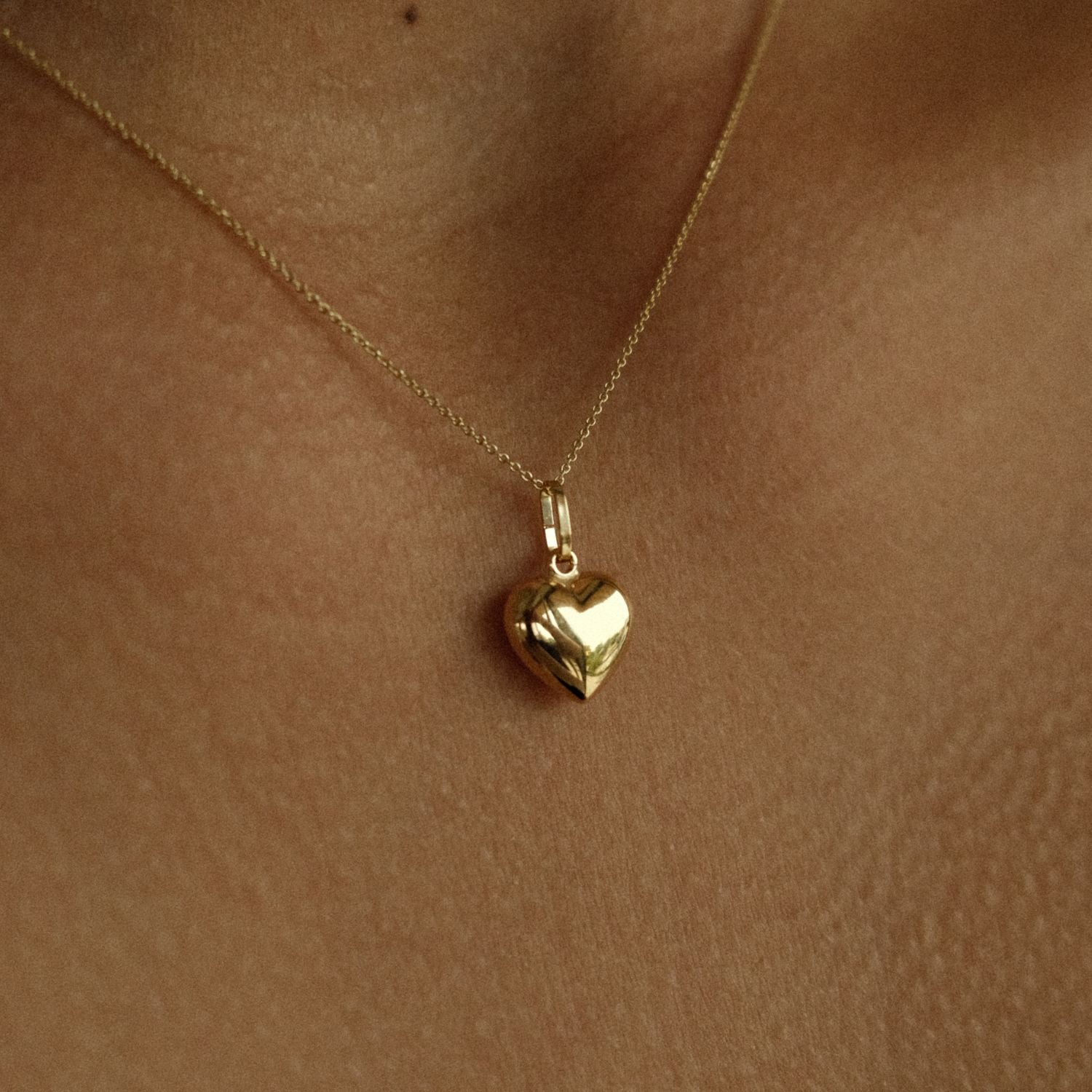 Gouden hartje bedel small 14k
