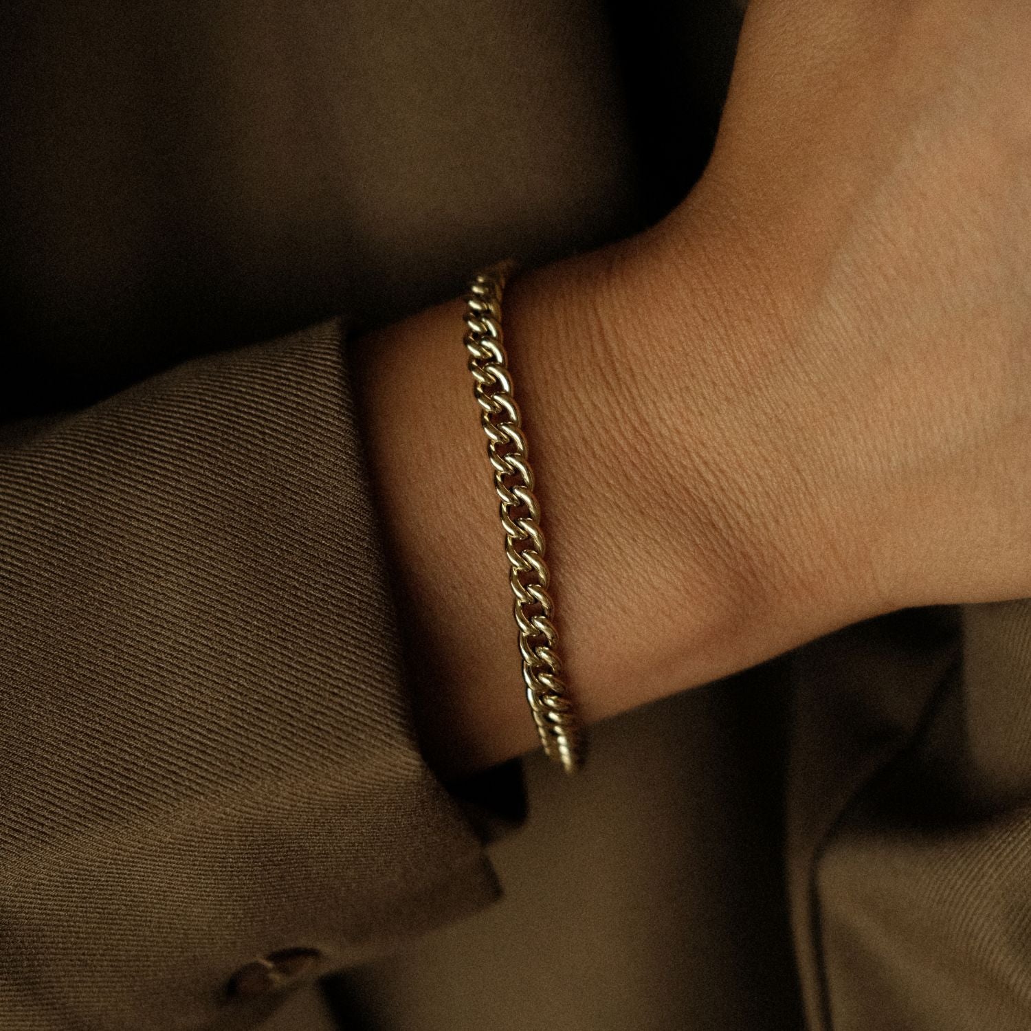 Gourmet grove schakel armband