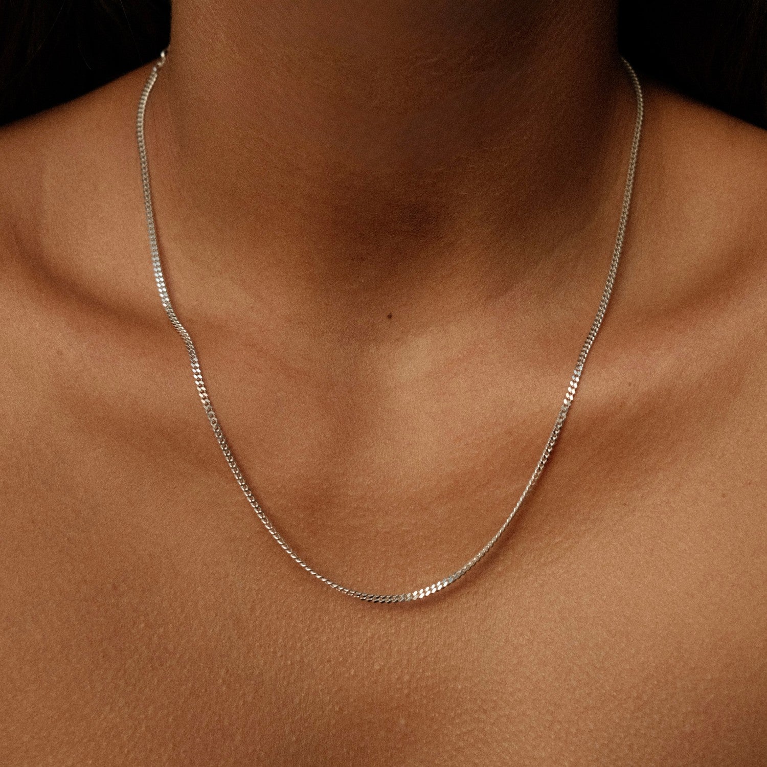 Gourmet ketting zilver Oro